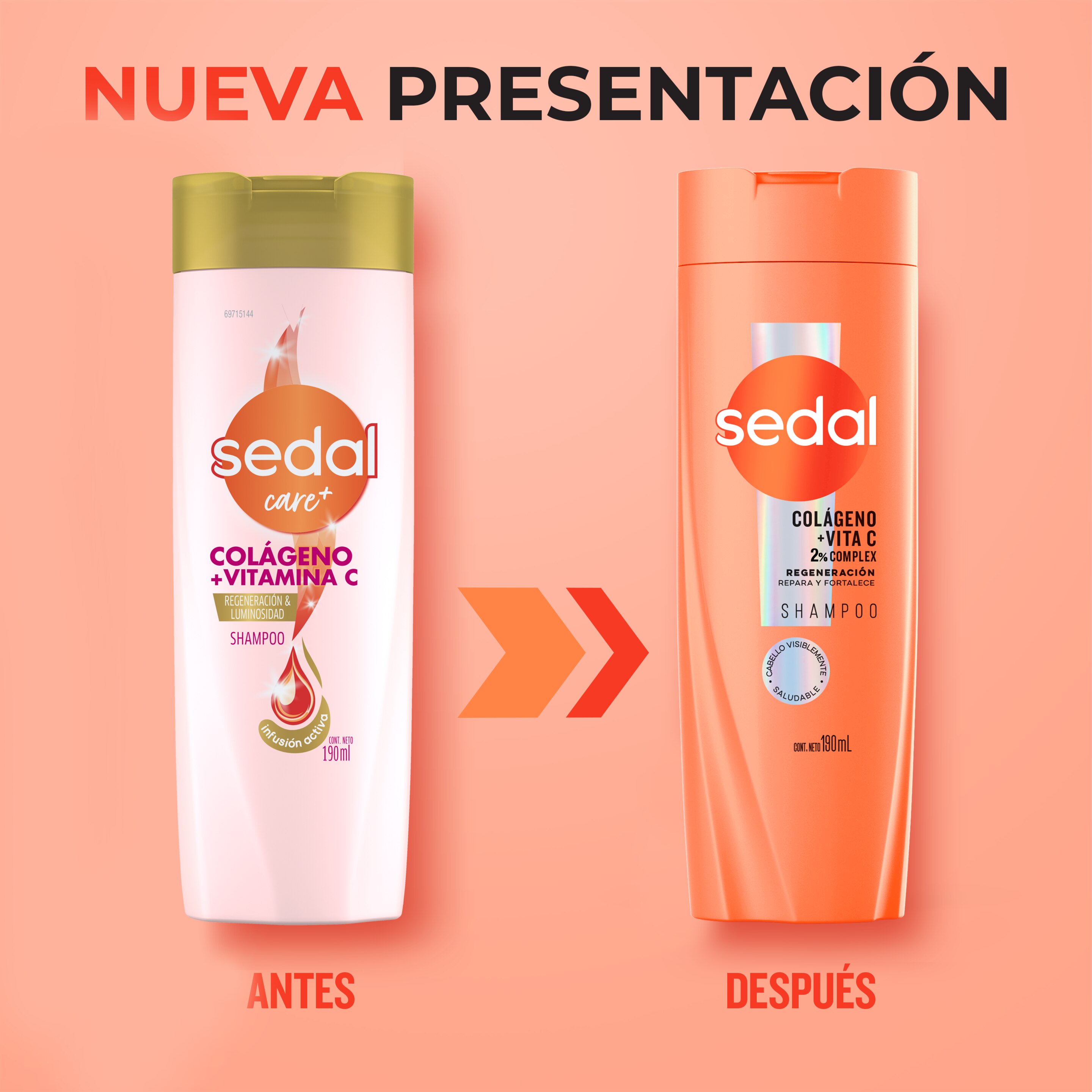 Sedal Colágeno + Vitamina C Shampoo