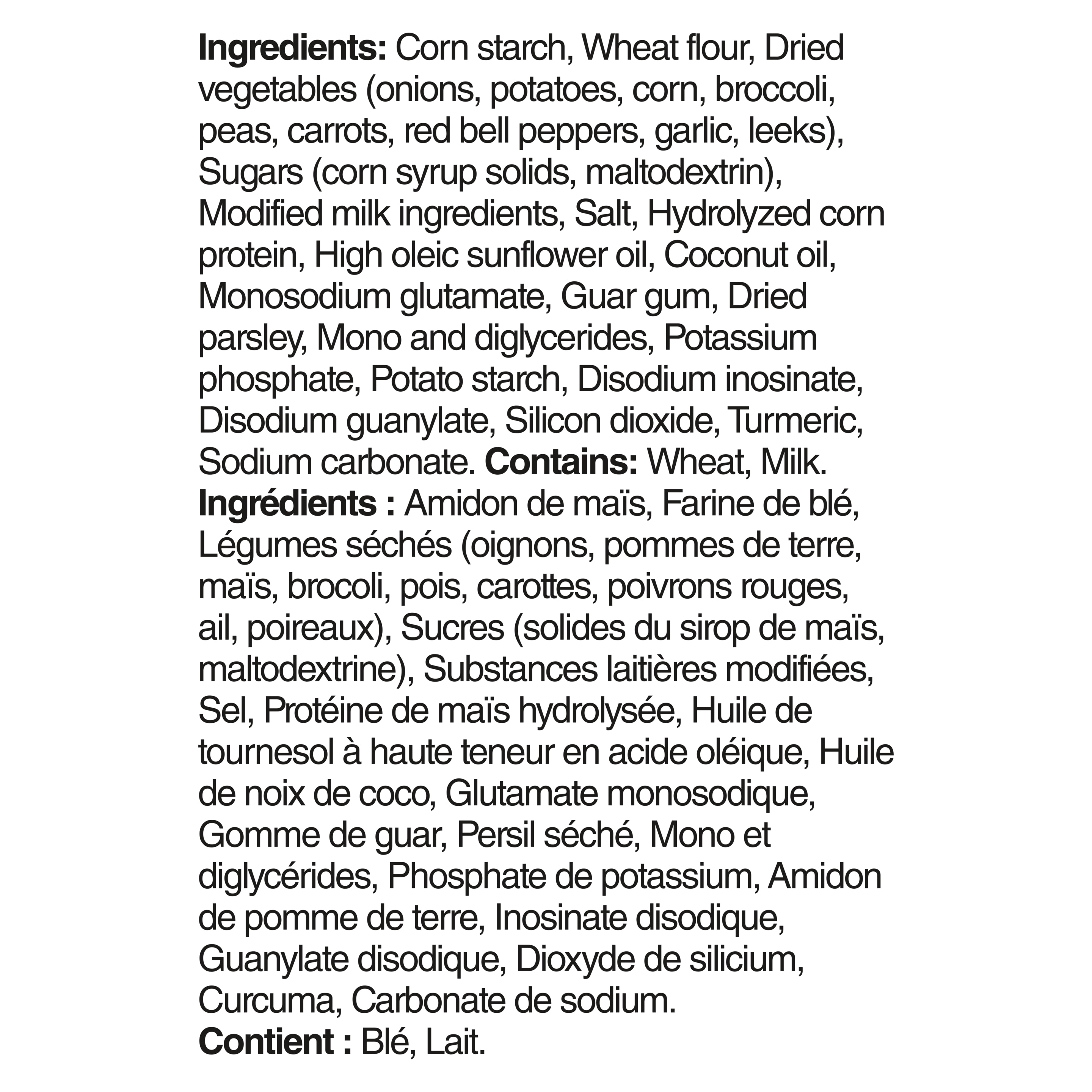 Soupe crème de légumes