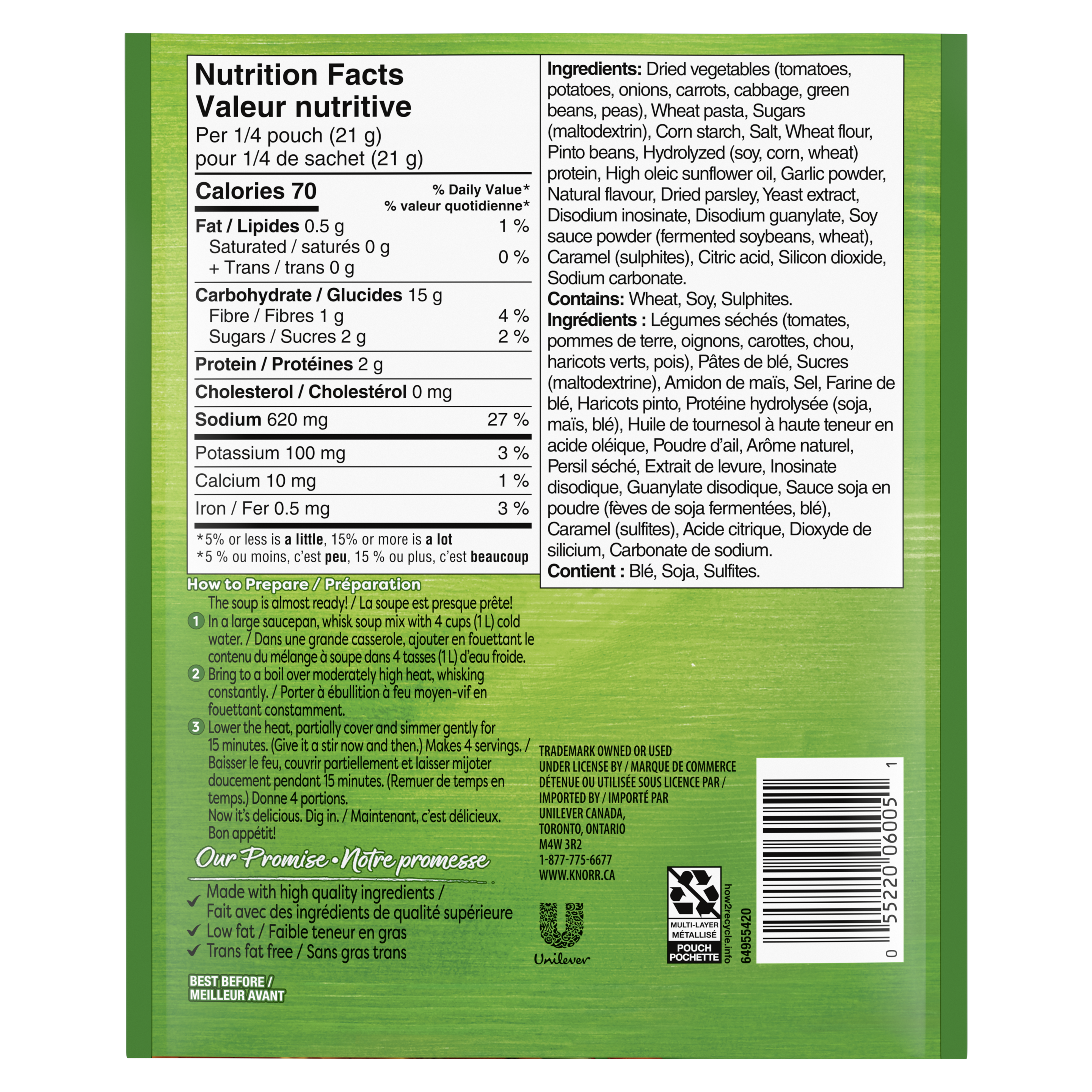 Knorr® Minestrone Soup Mix