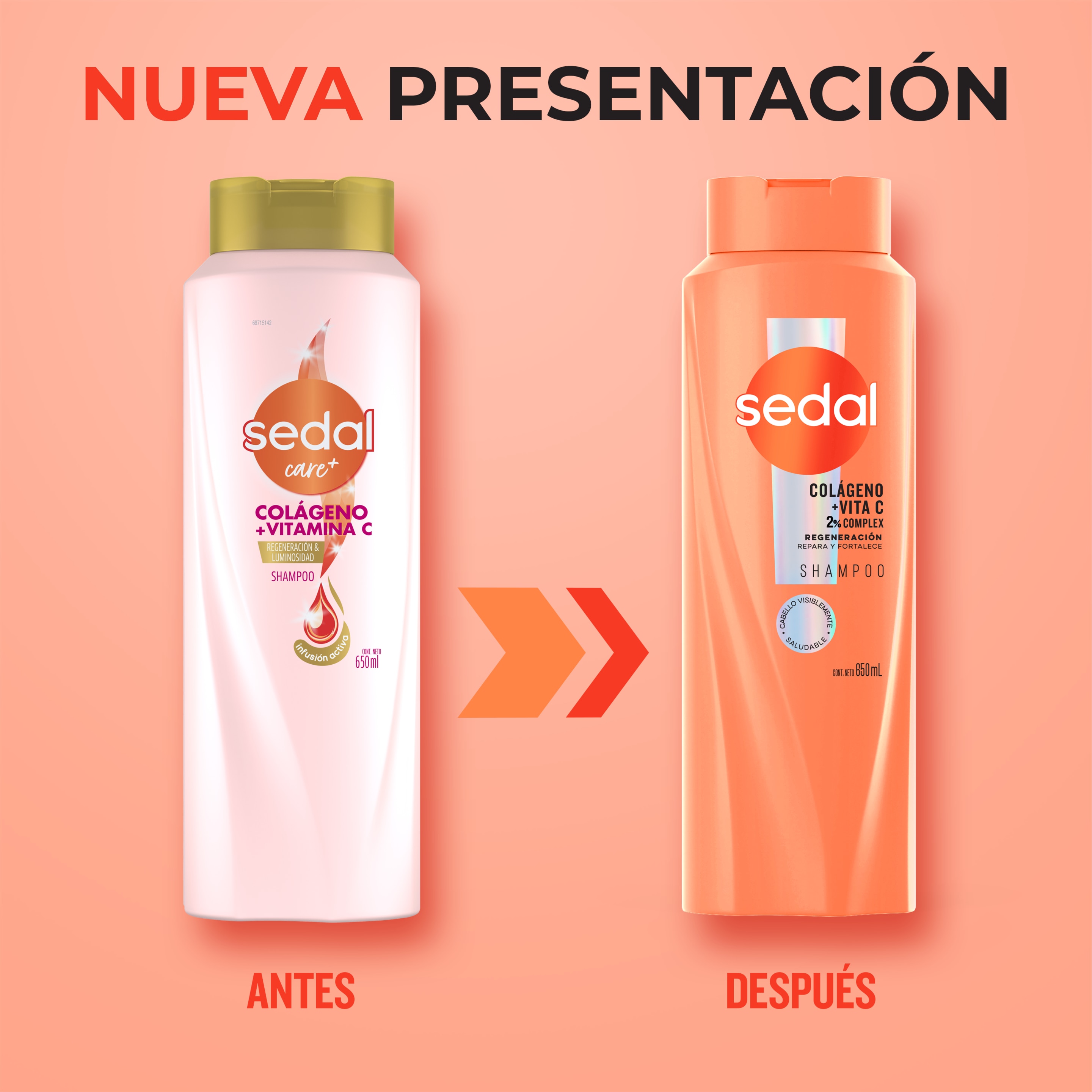 Sedal Colágeno + Vitamina C Shampoo