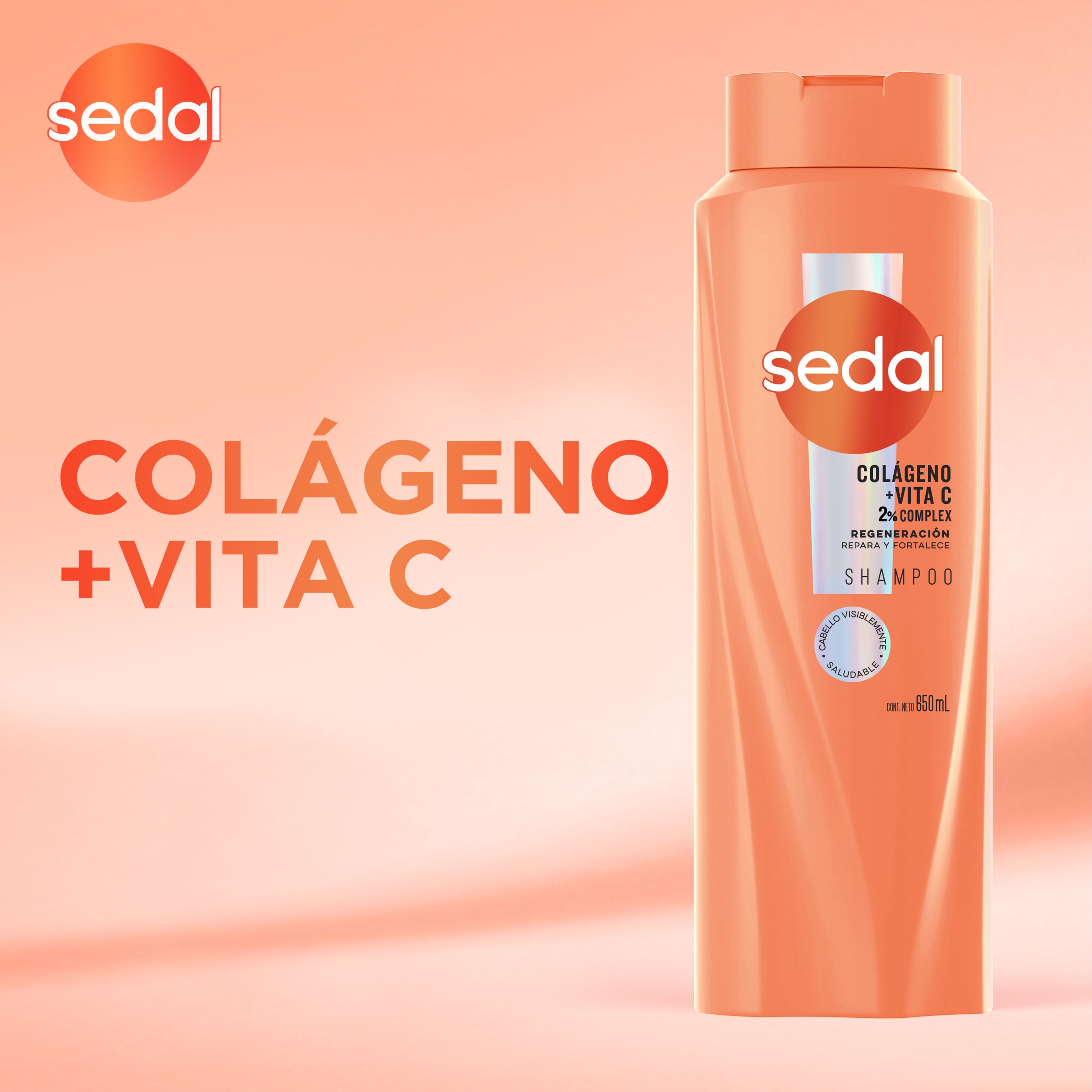 Sedal Colágeno + Vitamina C Shampoo