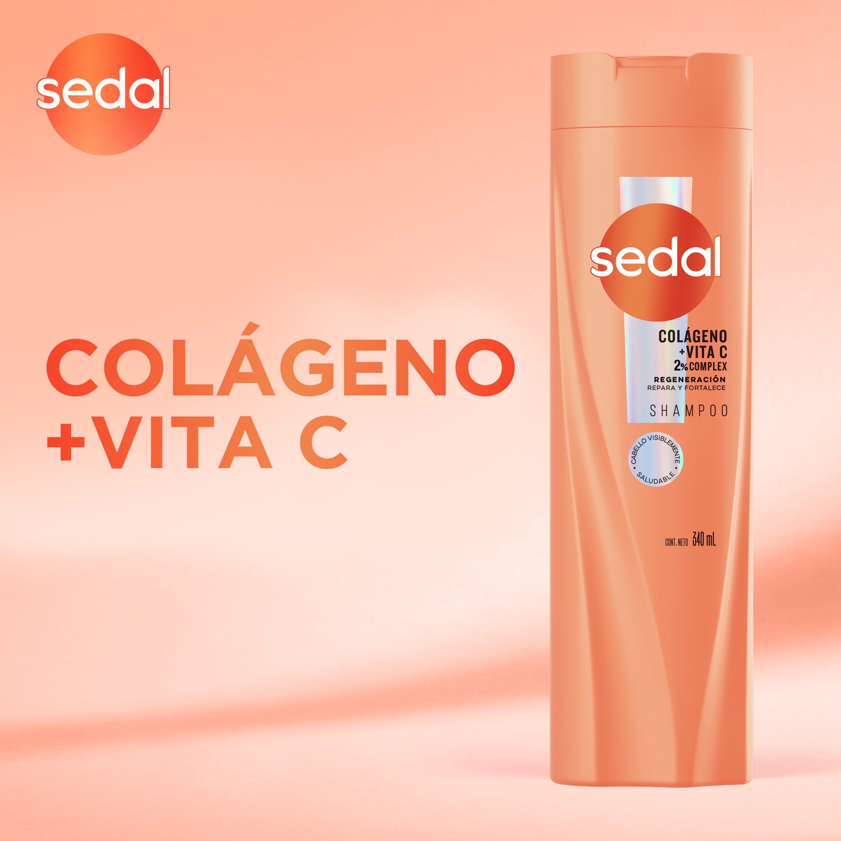 Sedal Colágeno + Vitamina C Shampoo