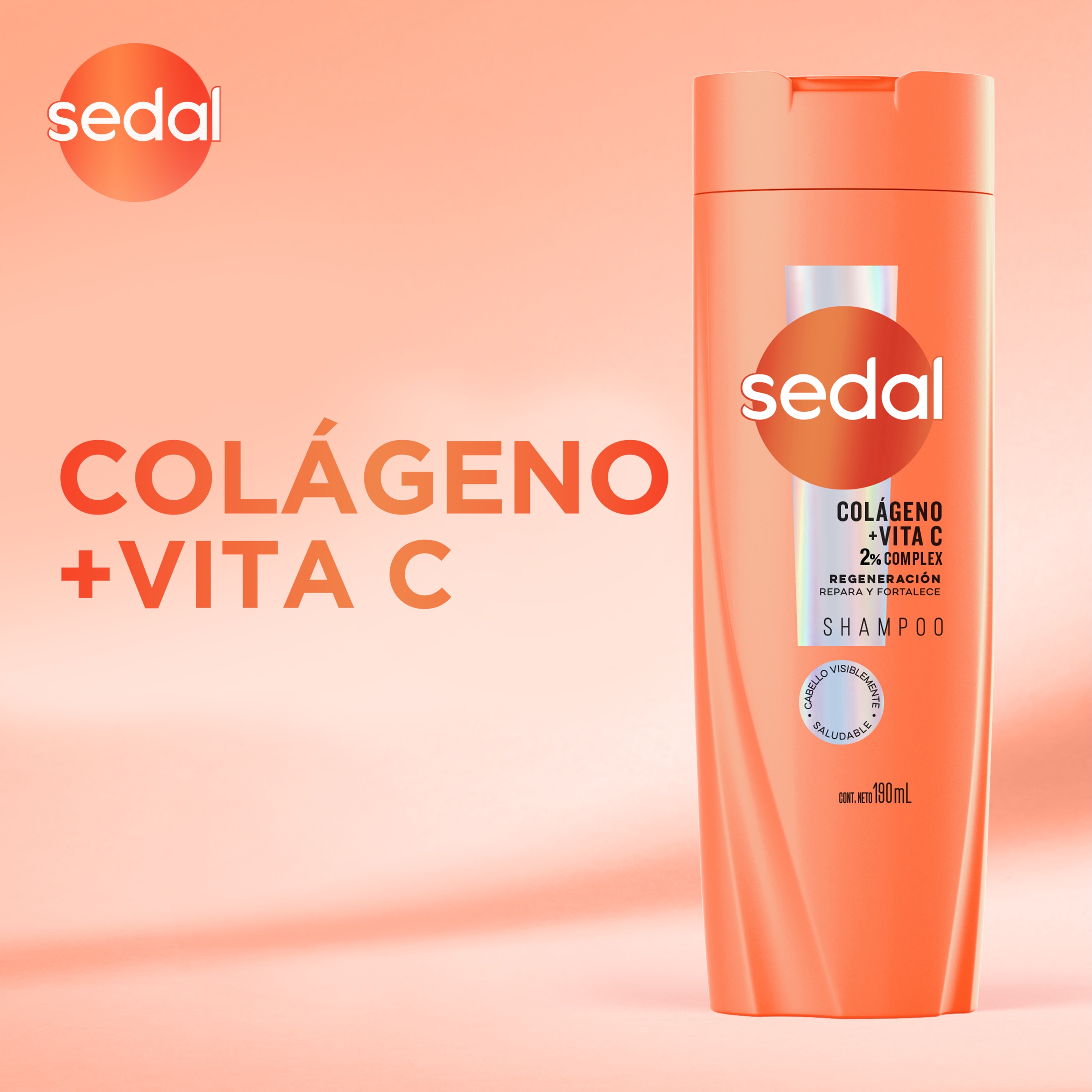Sedal Colágeno + Vitamina C Shampoo
