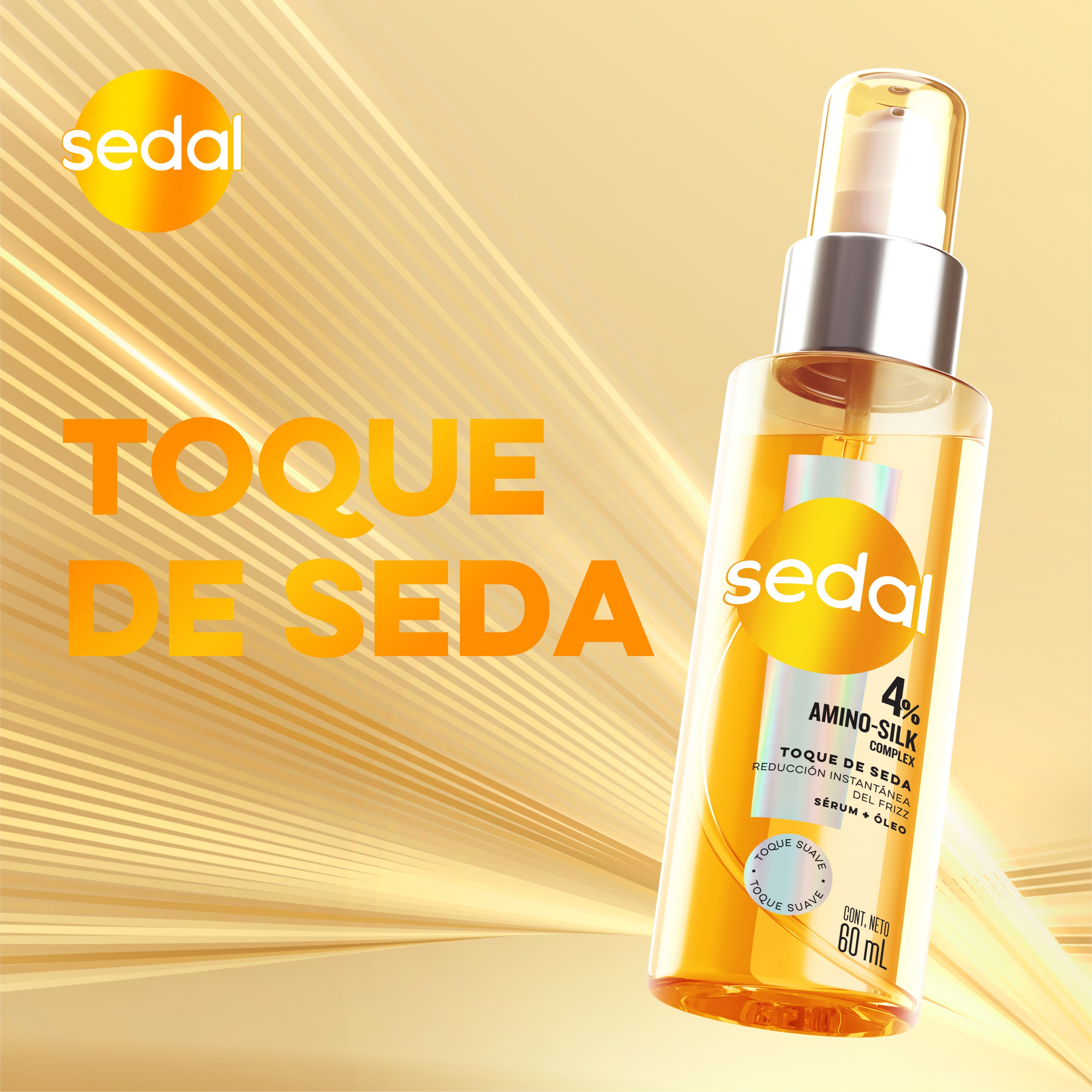 Sérum + Óleo Sedal Toque de Seda 60 ml