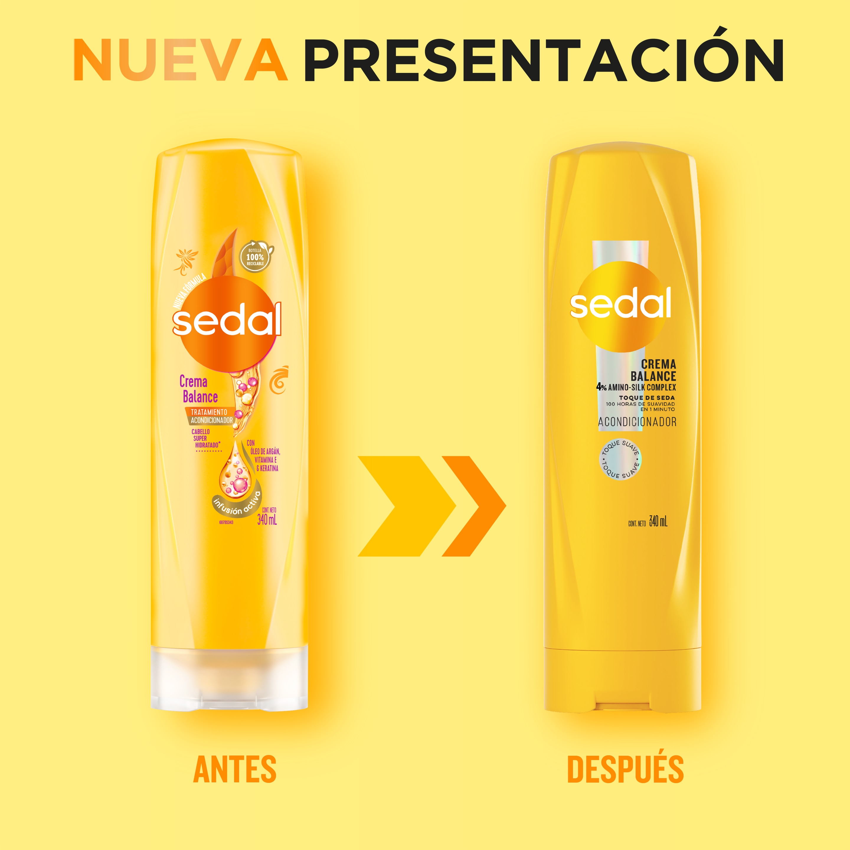 Sedal Crema Balance Toque de Seda Acondicionador