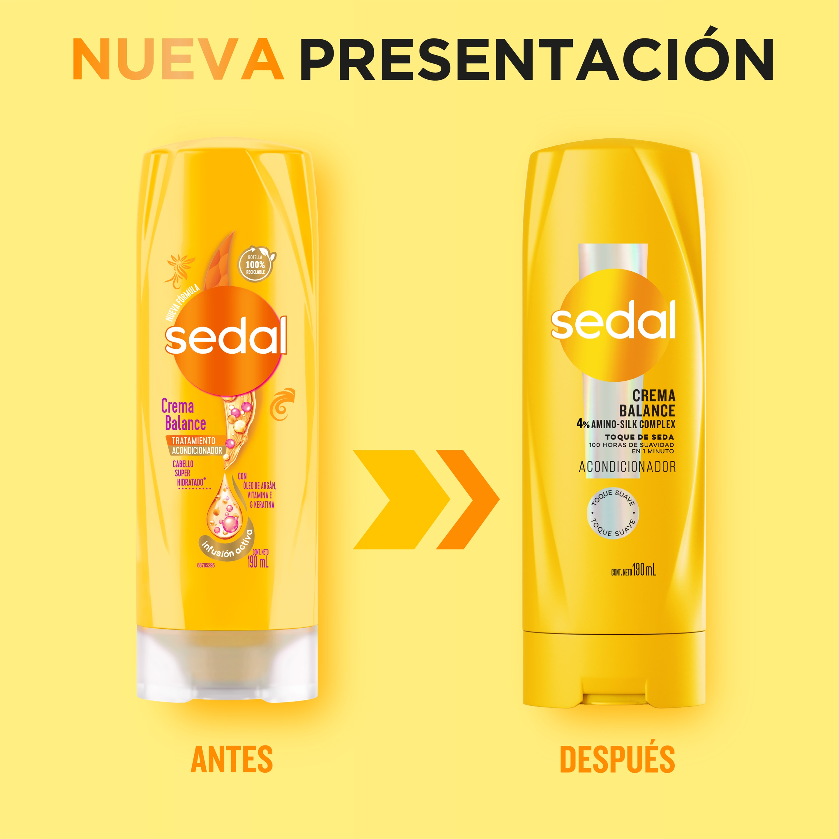Sedal Crema Balance Toque de Seda Acondicionador