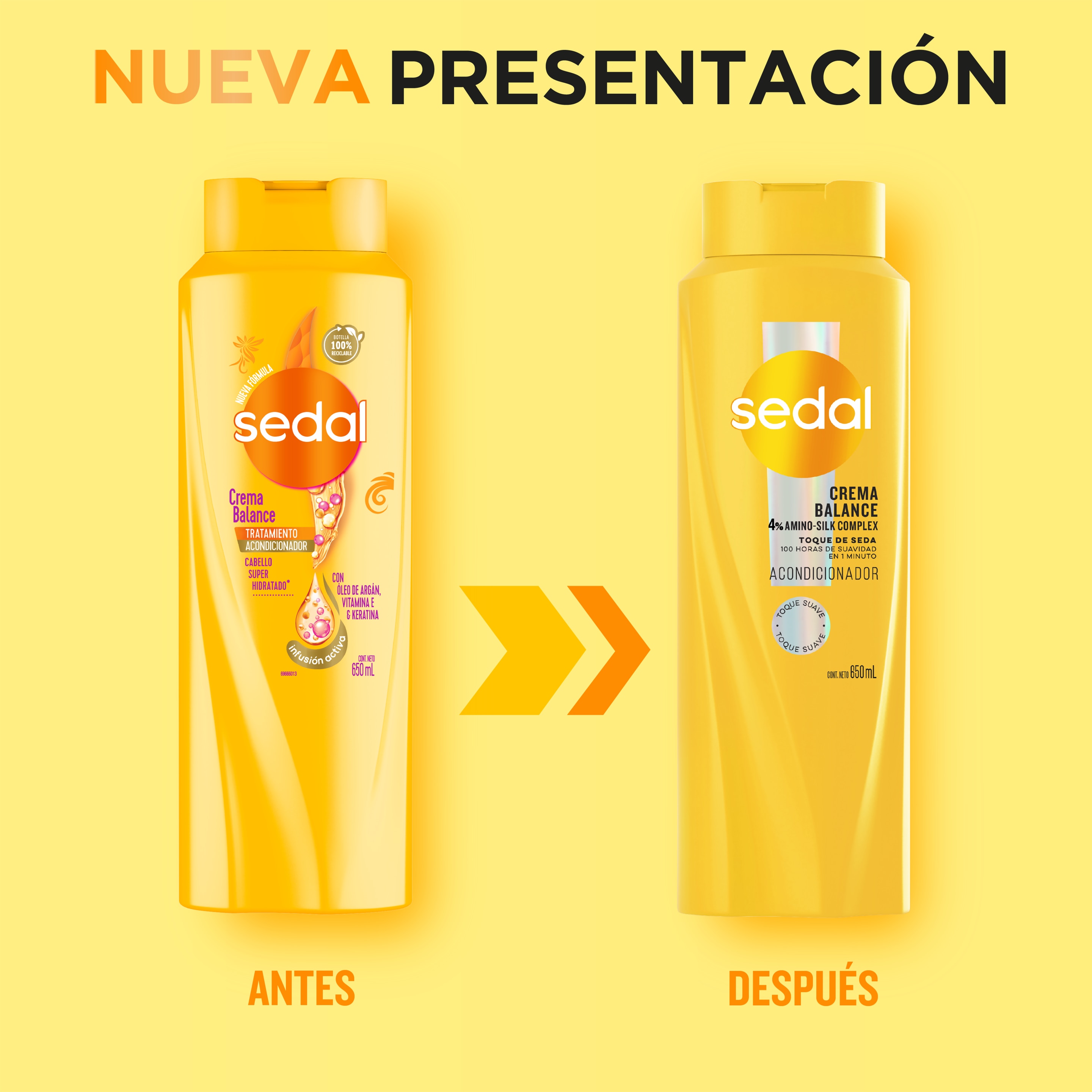 Sedal Crema Balance Toque de Seda Acondicionador