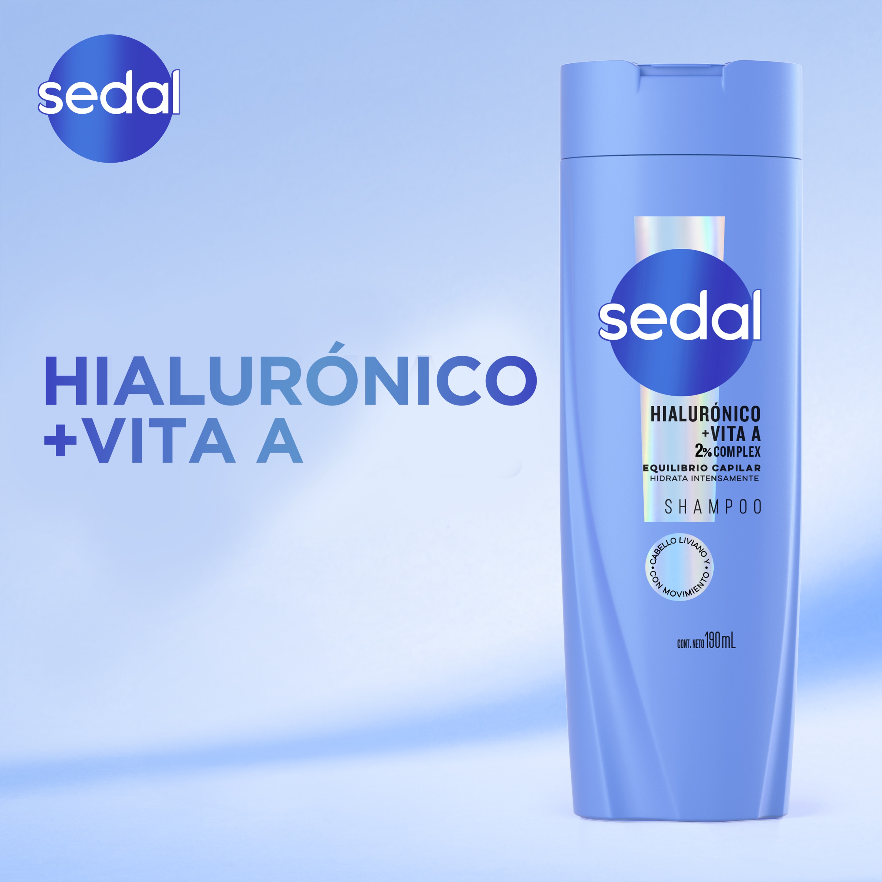 Sedal Ácido Hialurónico + Vitamina A Shampoo