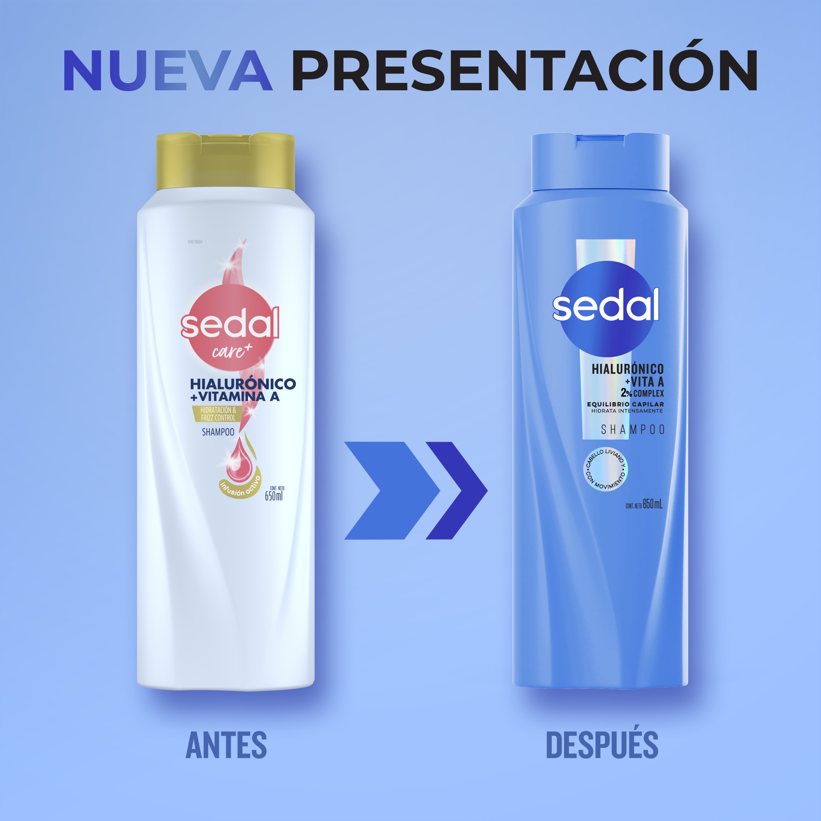 Sedal Ácido Hialurónico + Vitamina A Shampoo