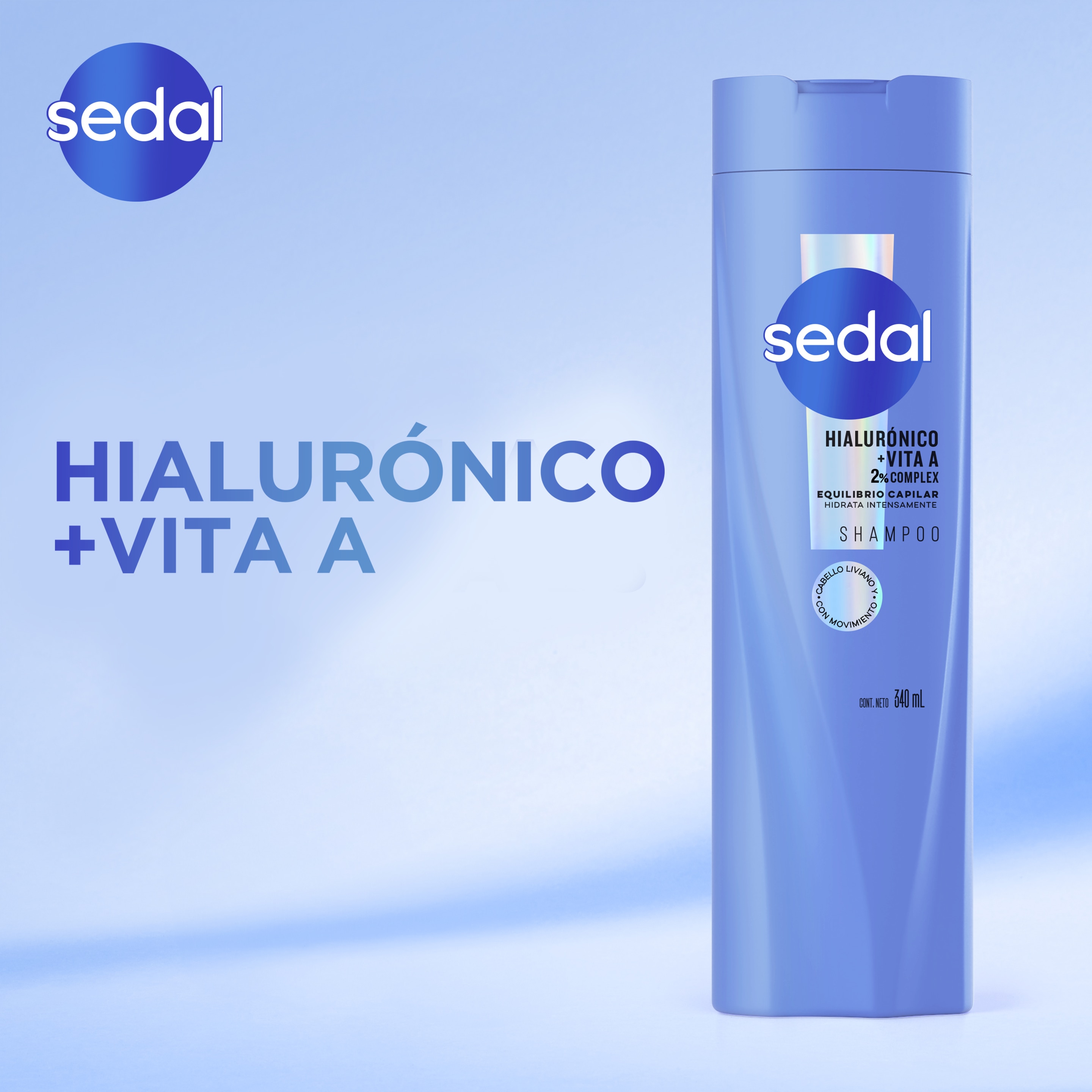 Sedal Ácido Hialurónico + Vitamina A Shampoo