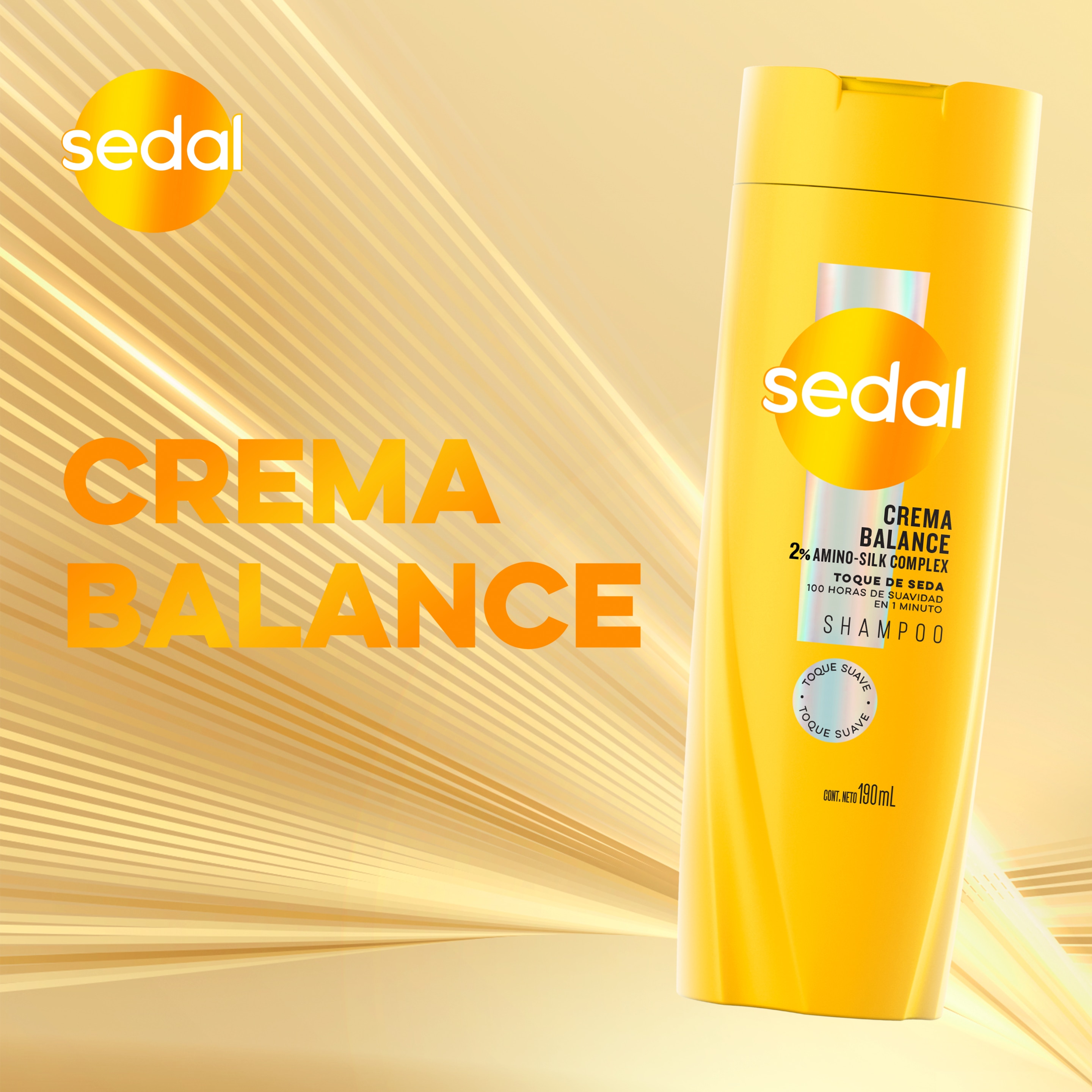 Sedal Crema Balance Toque de Seda Shampoo