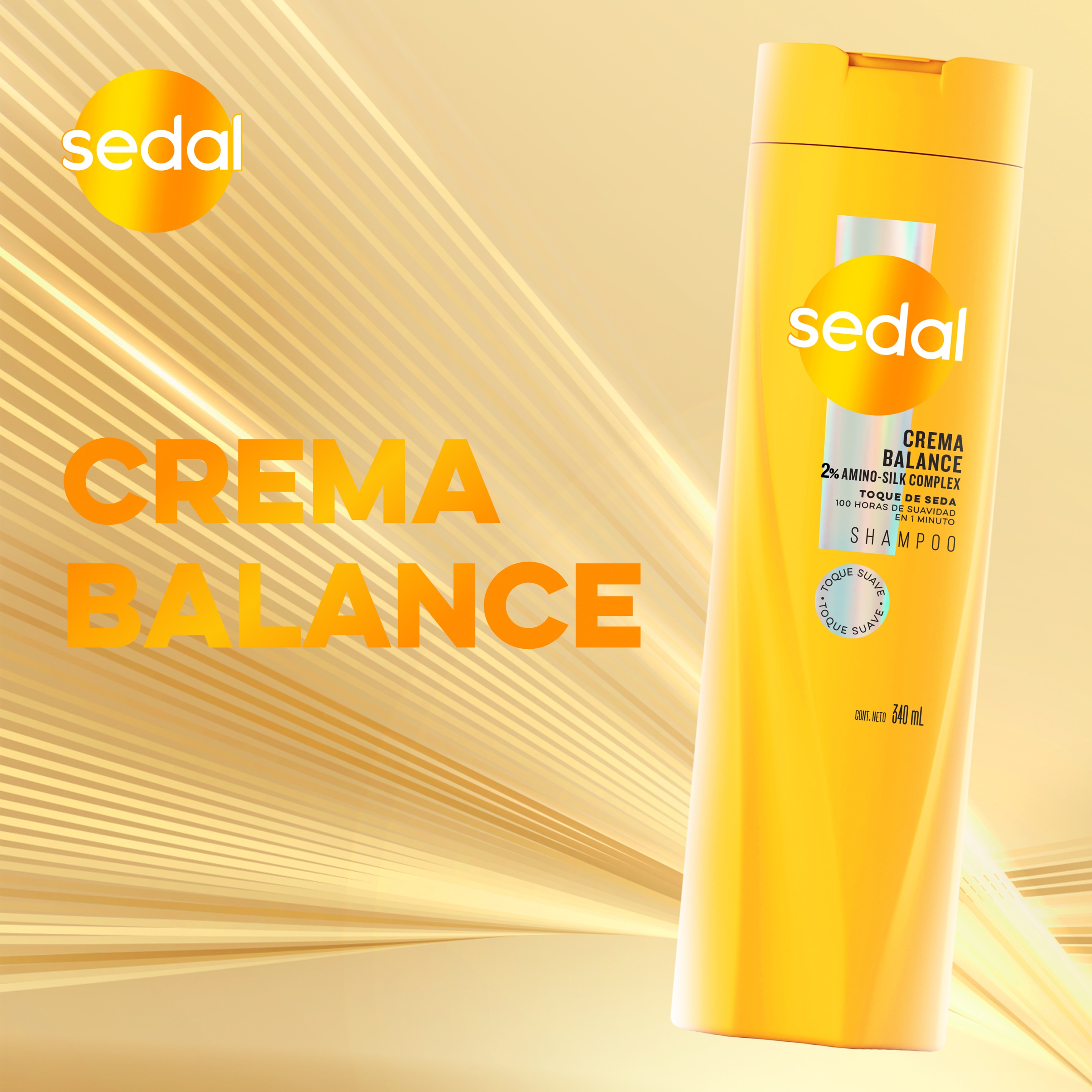 Sedal Crema Balance Toque de Seda Shampoo