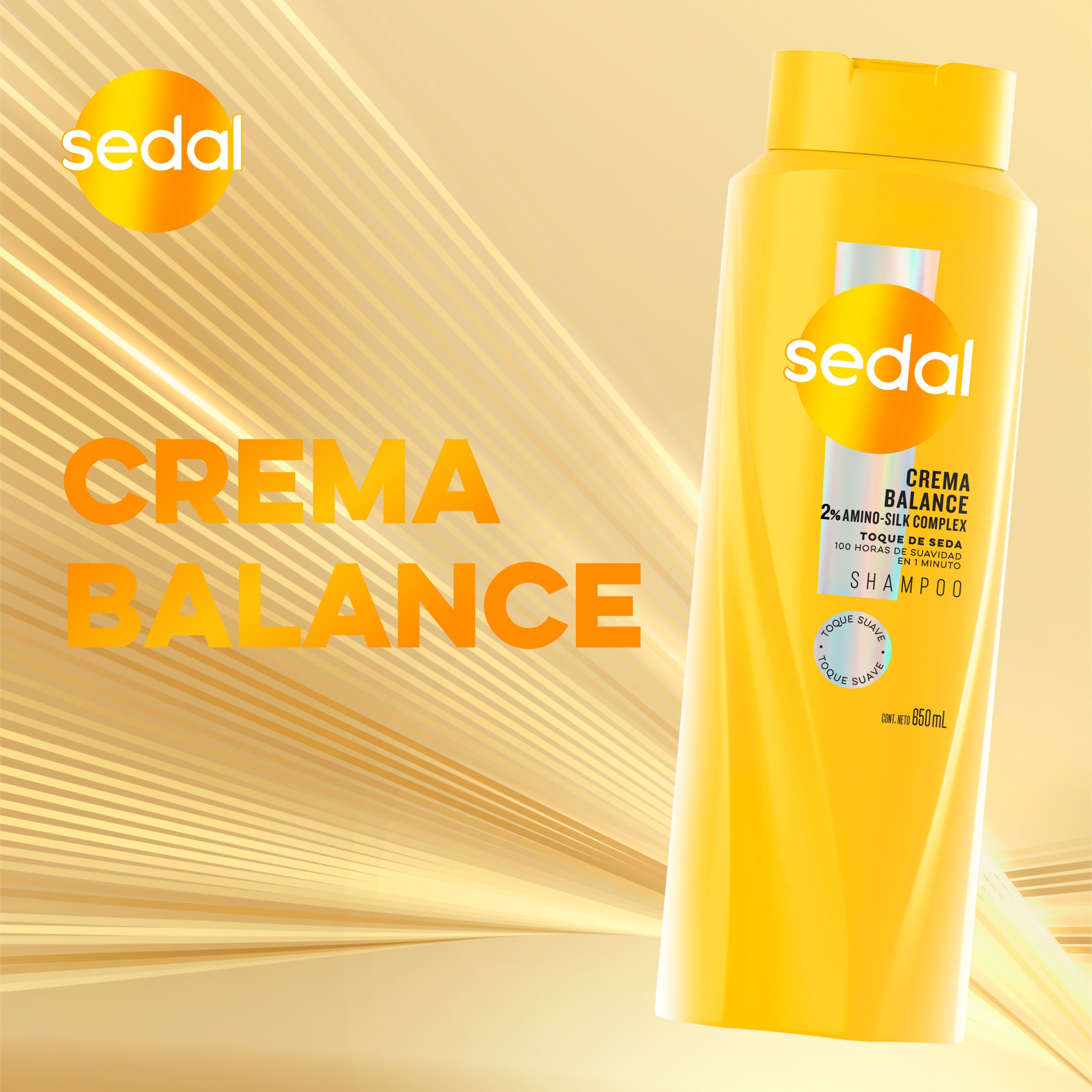 Sedal Crema Balance Toque de Seda Shampoo