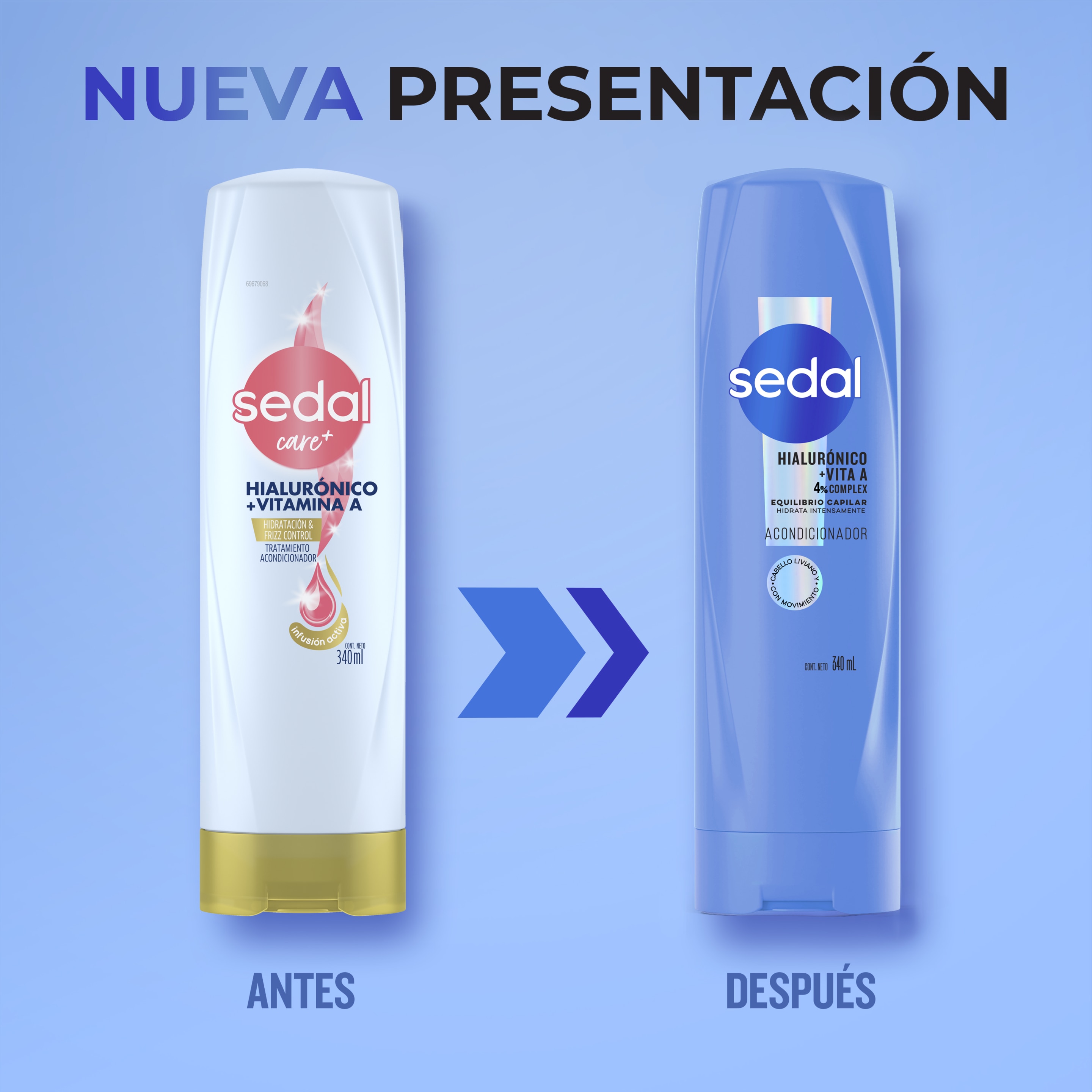 Sedal Ácido Hialurónico + Vitamina A Acondicionador