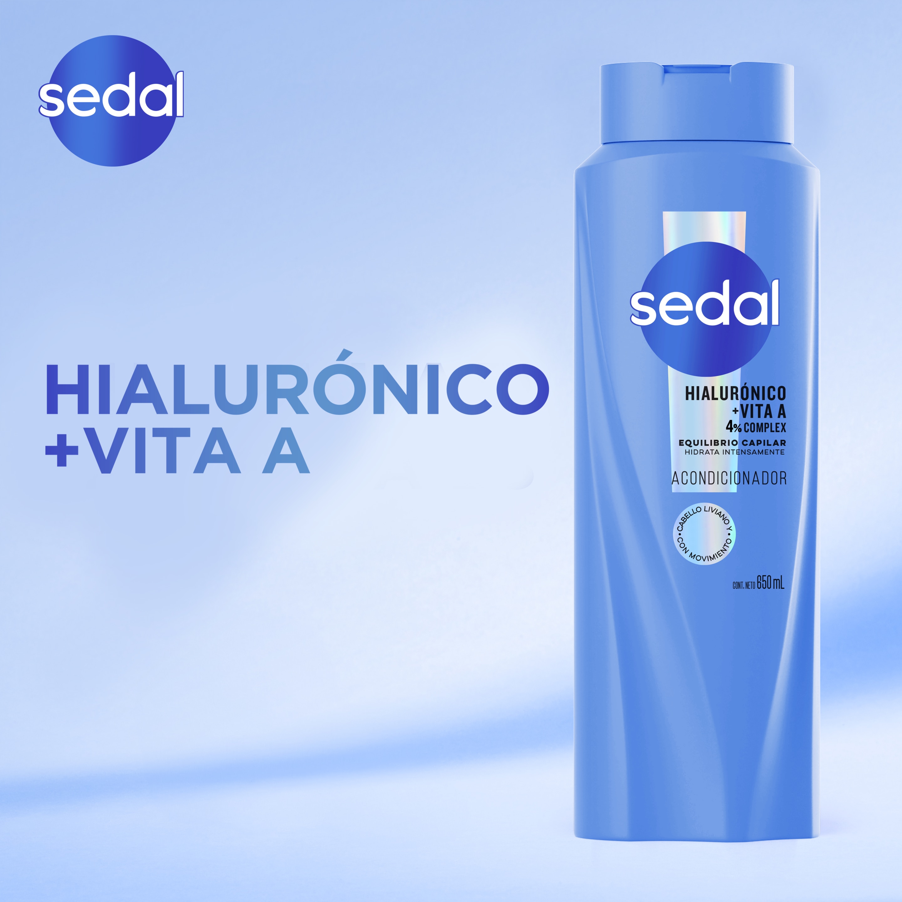 Sedal Ácido Hialurónico + Vitamina A Acondicionador