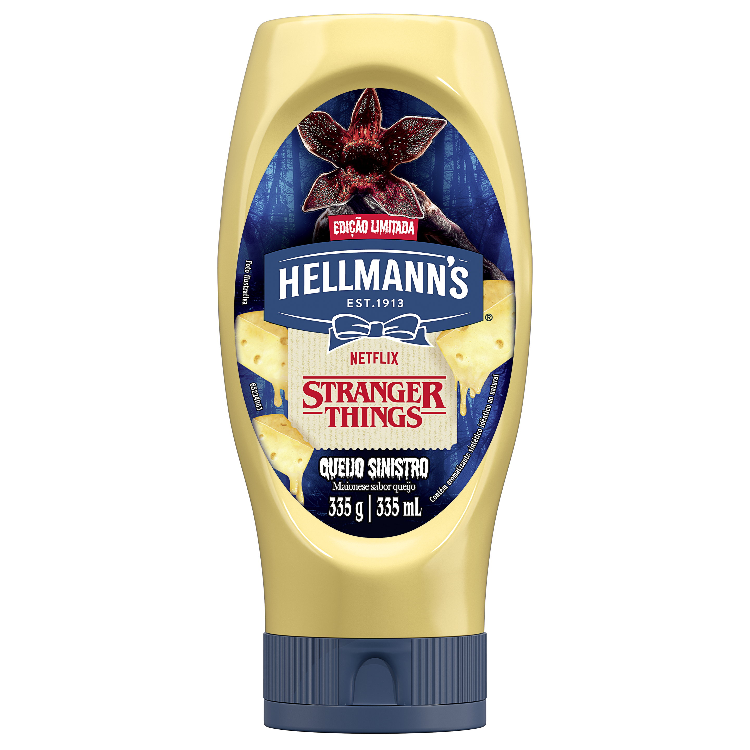 Maionese Hellmann's Queijo Bisnaga 335g