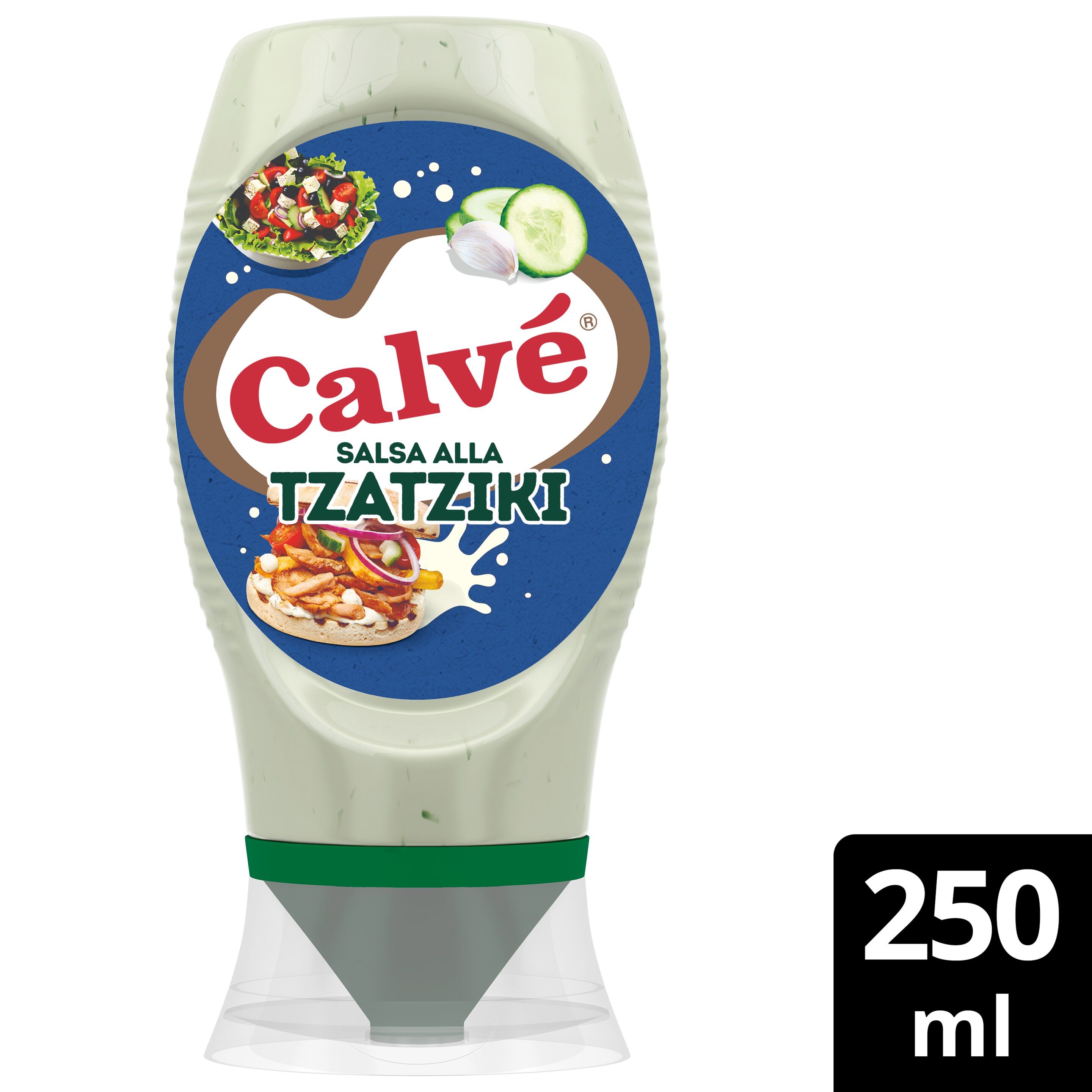 Calve Squeeze Saus Tzatziki 250 ml packshot