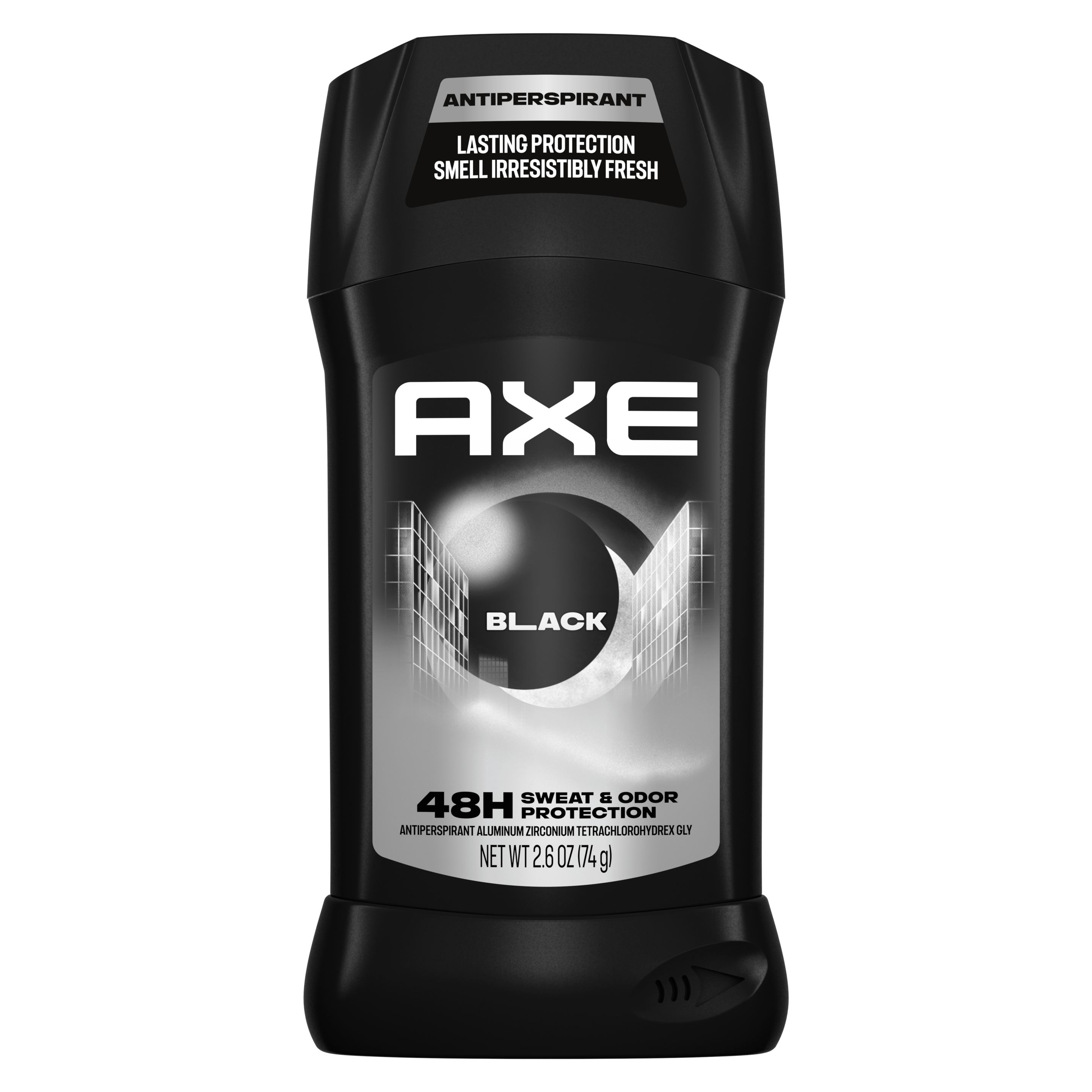 Black Antiperspirant Stick Front packshot