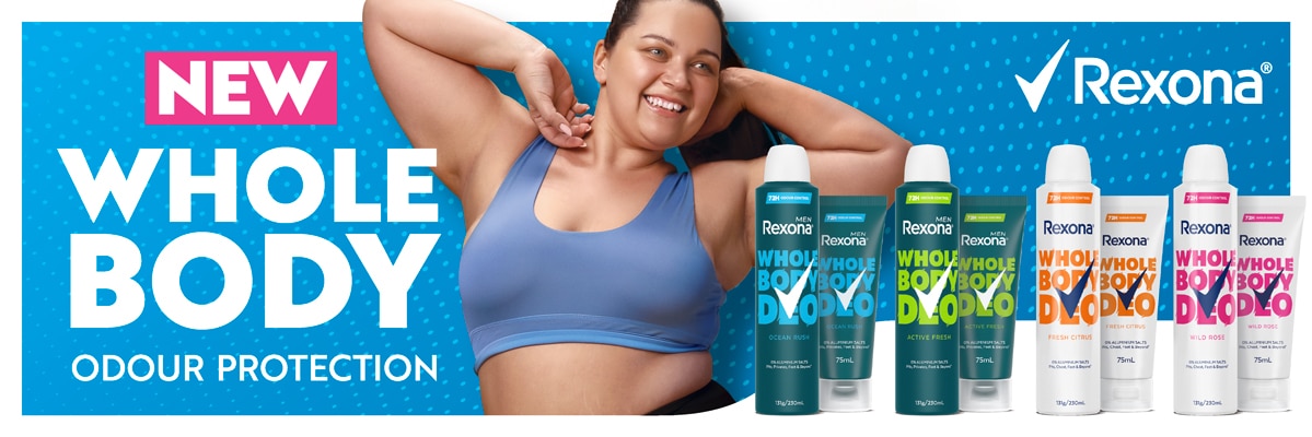 New Whole Body Odour Protection - Rexona