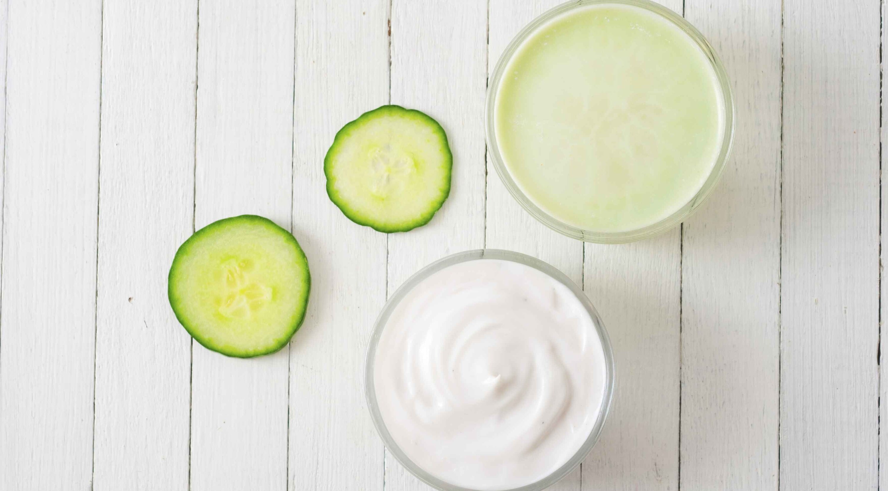 Rice Flour + Cucumber Juice