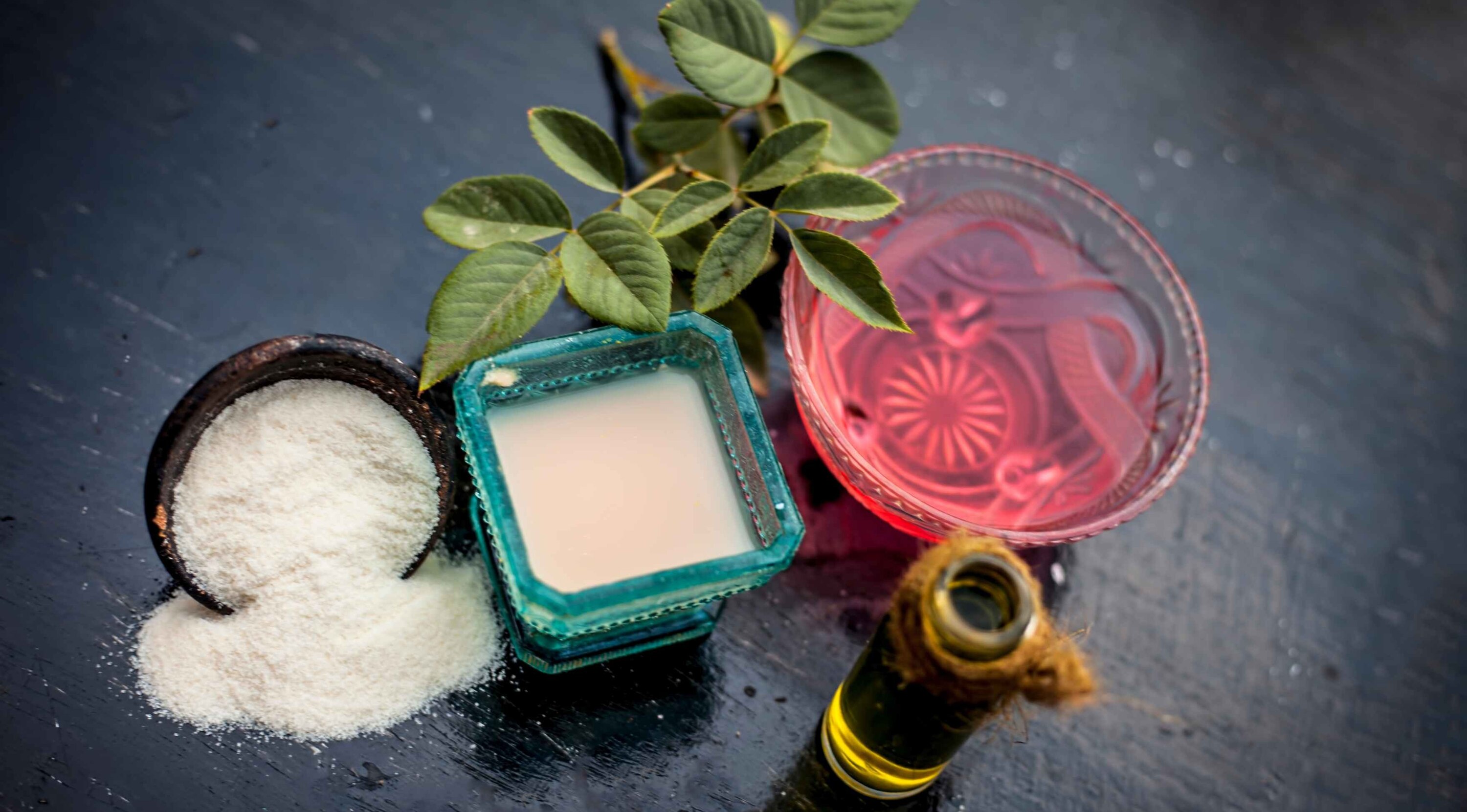 Rice Flour + Neem Powder + Rose Water