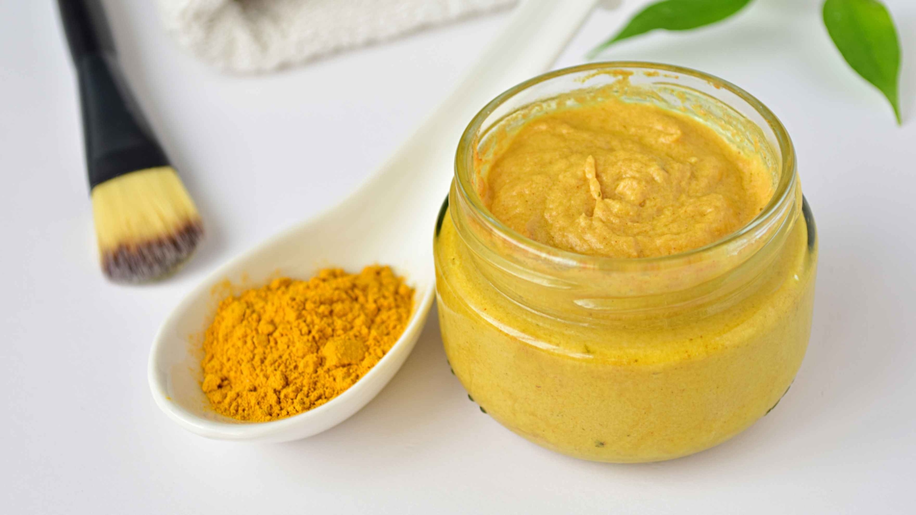 Rice Flour + Turmeric + Curd