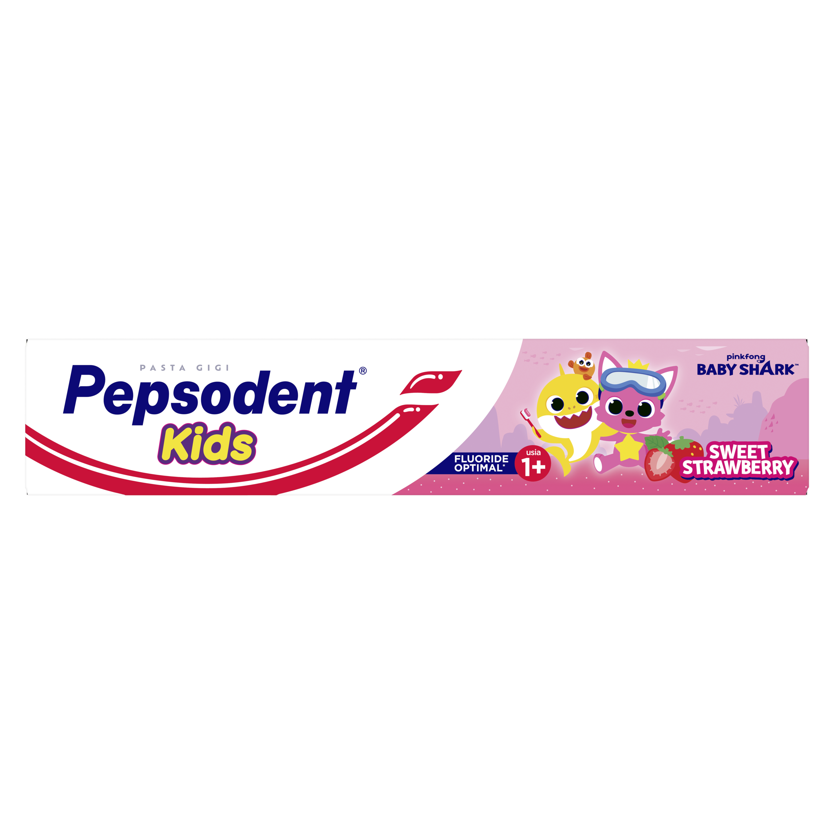 Pasta Gigi Anak Pepsodent Sweet Strawberry 50G packshot