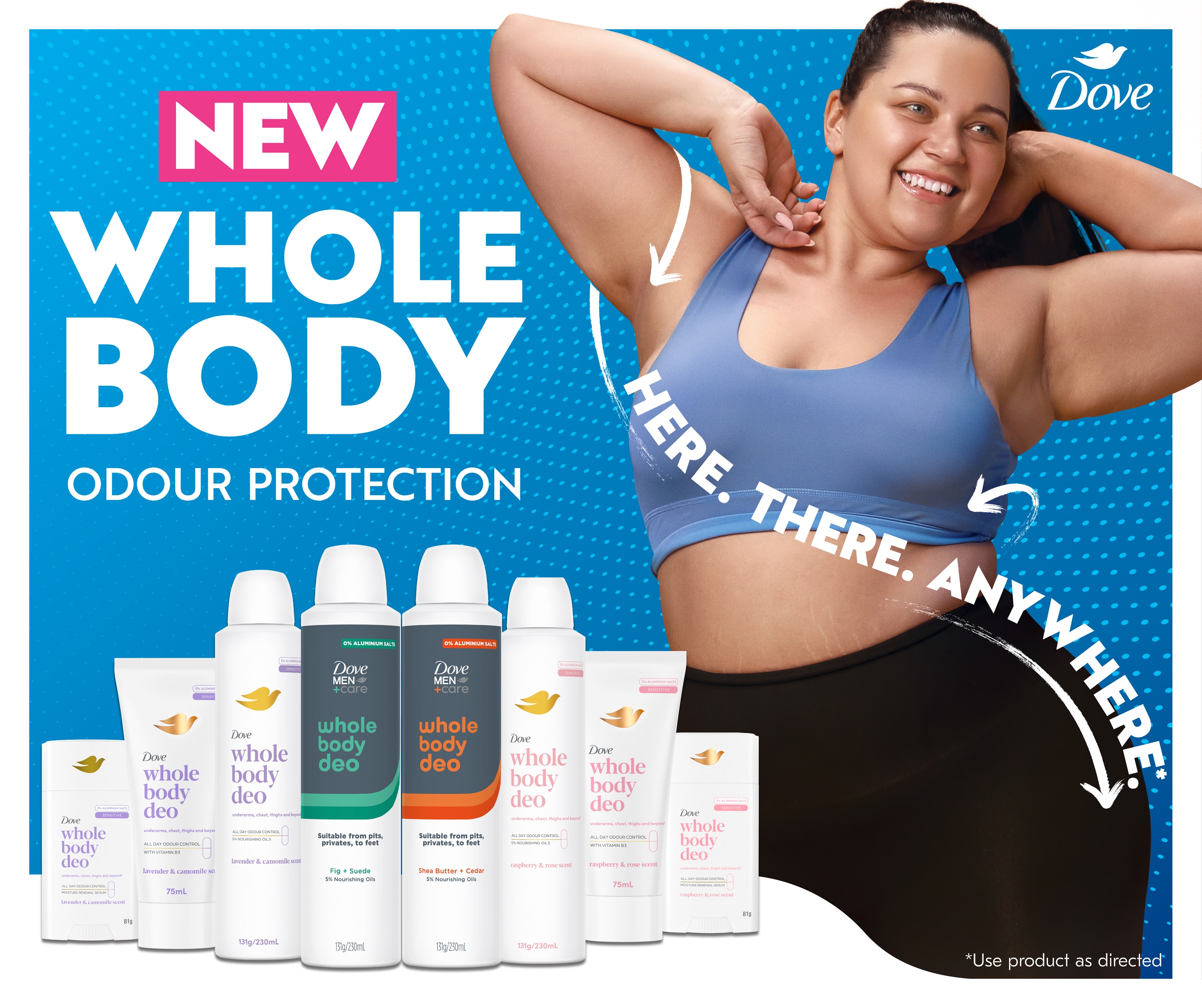 Dove Whole Body Odour Protection 