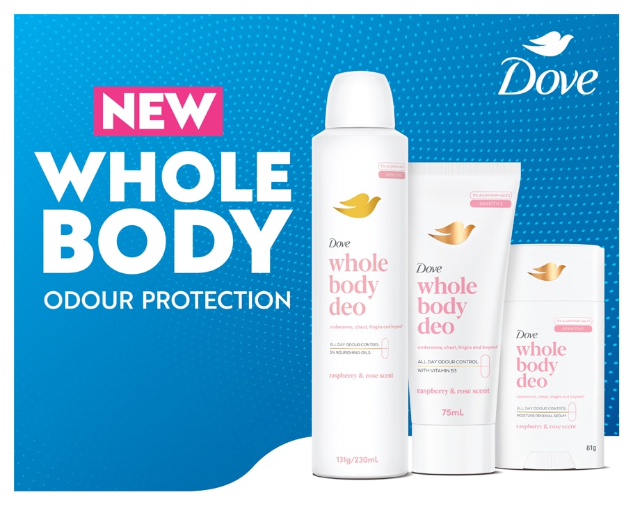 Dove Whole Body Odour Protection