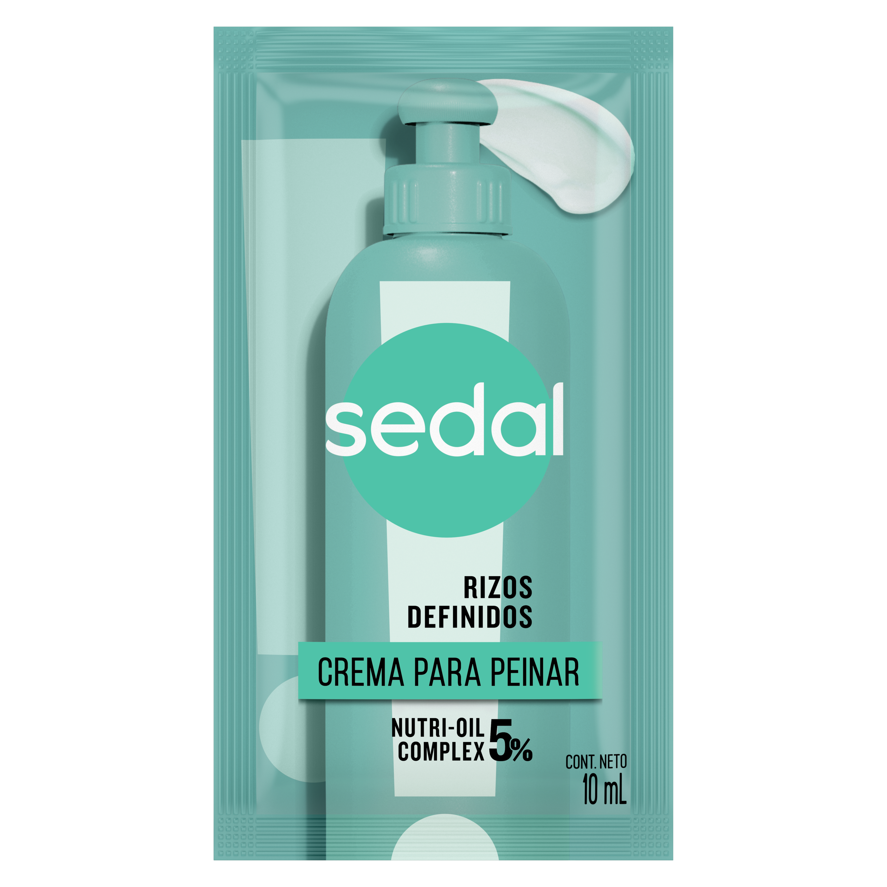 Imagen al frente del paquete Crema para Peinar Sedal Rizos Definidos  10 ml packshot