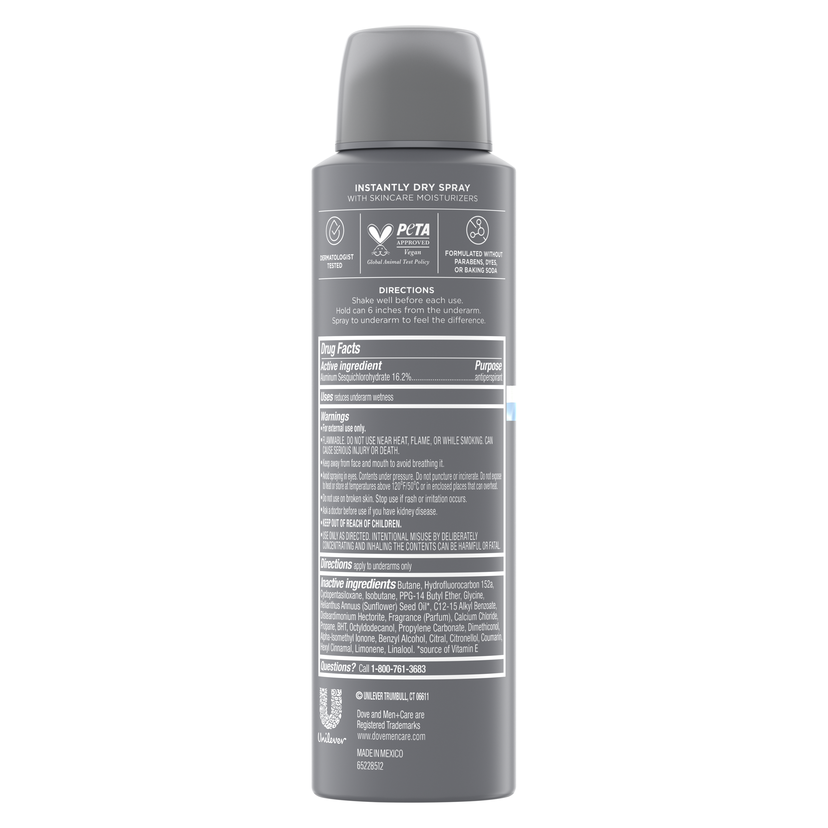 Men+Care maximum protection clean comfort dry spray