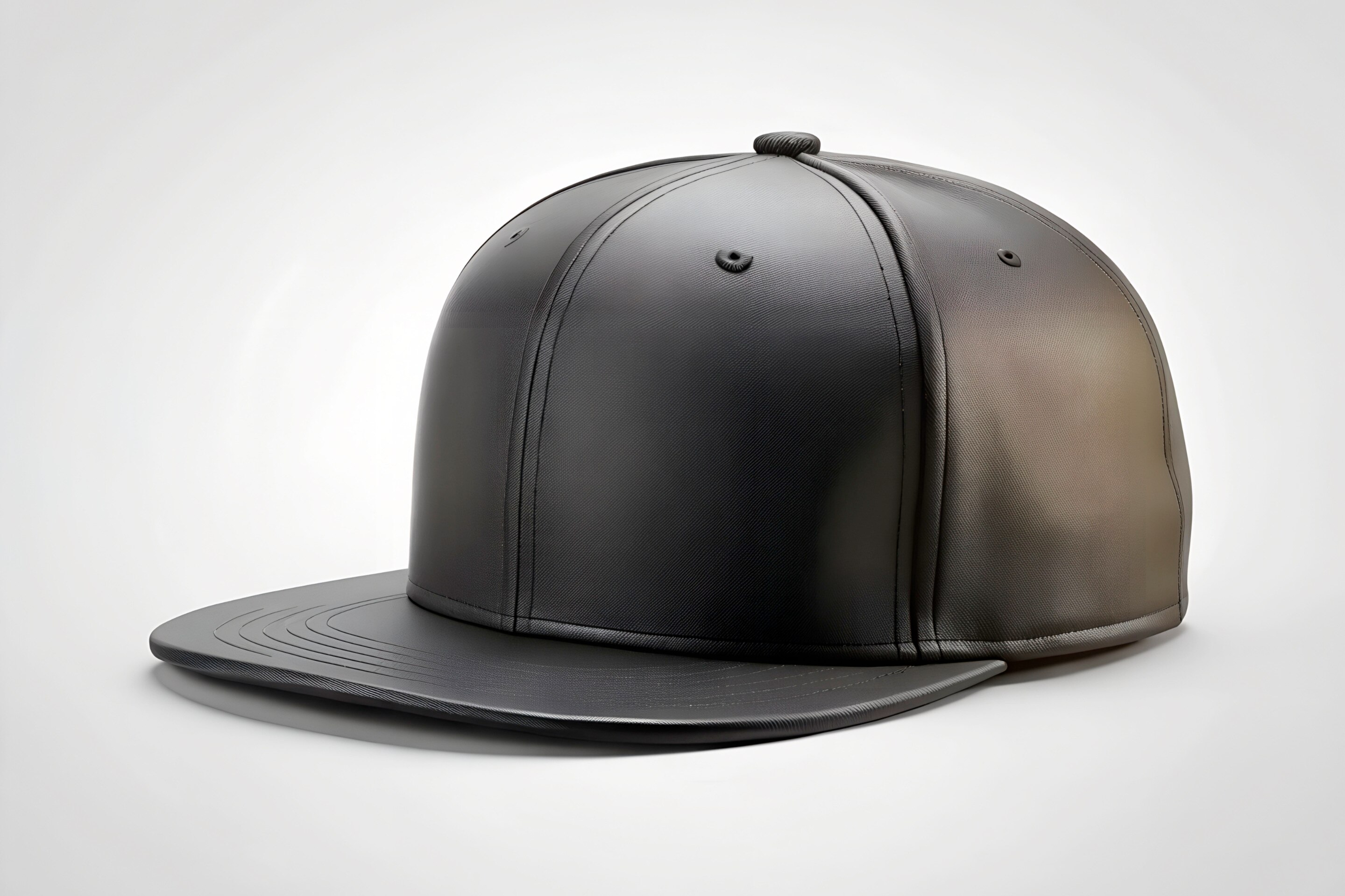 pria dengan model topi pria bentuk leather cap