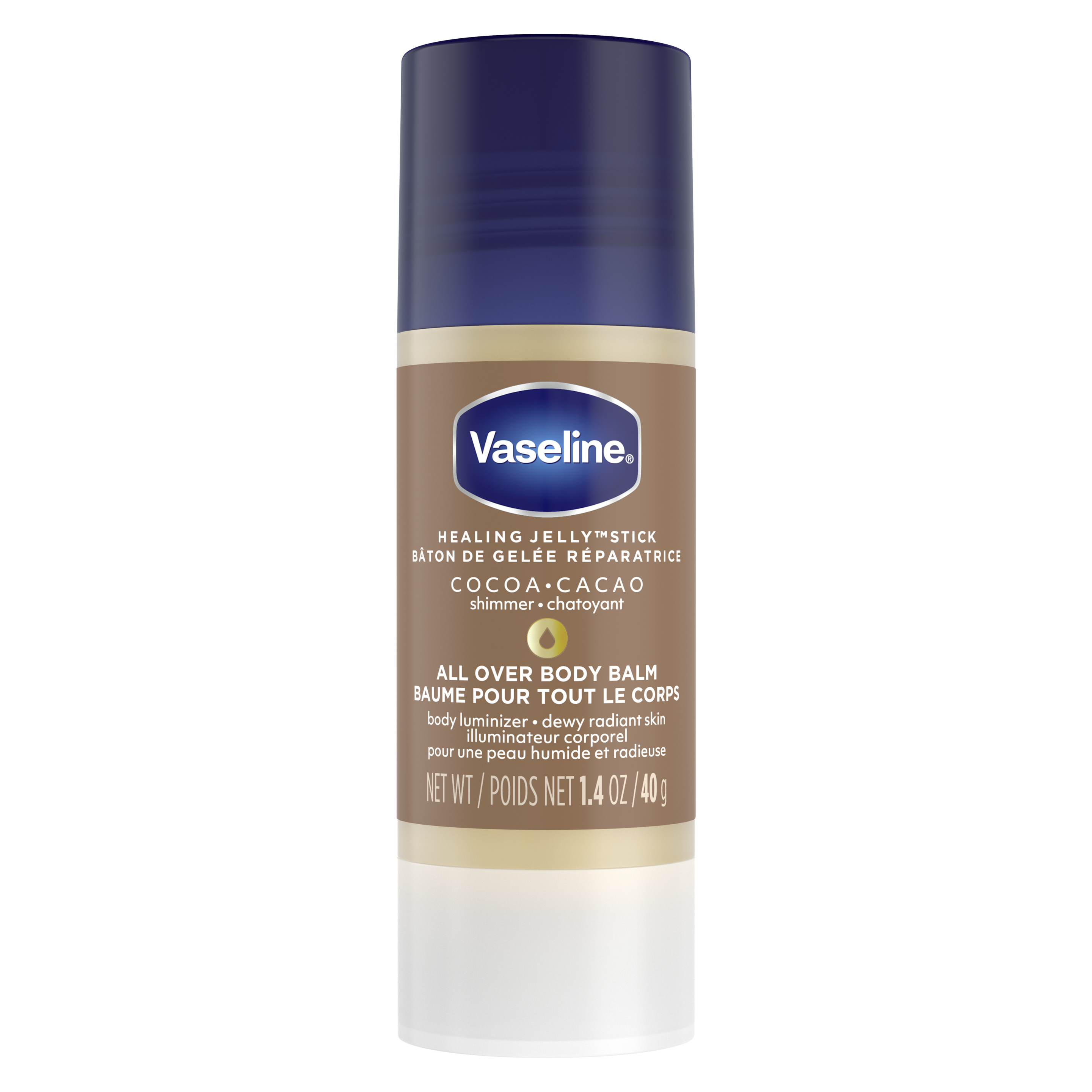Vaseline® Cocoa Shimmer Jelly Stick Front of Pack packshot