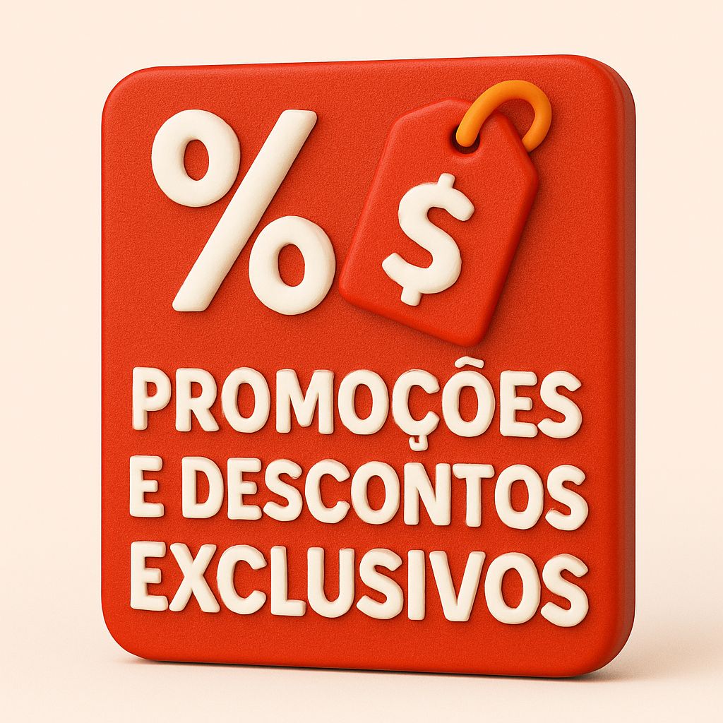 promoções e descontos exclusivos