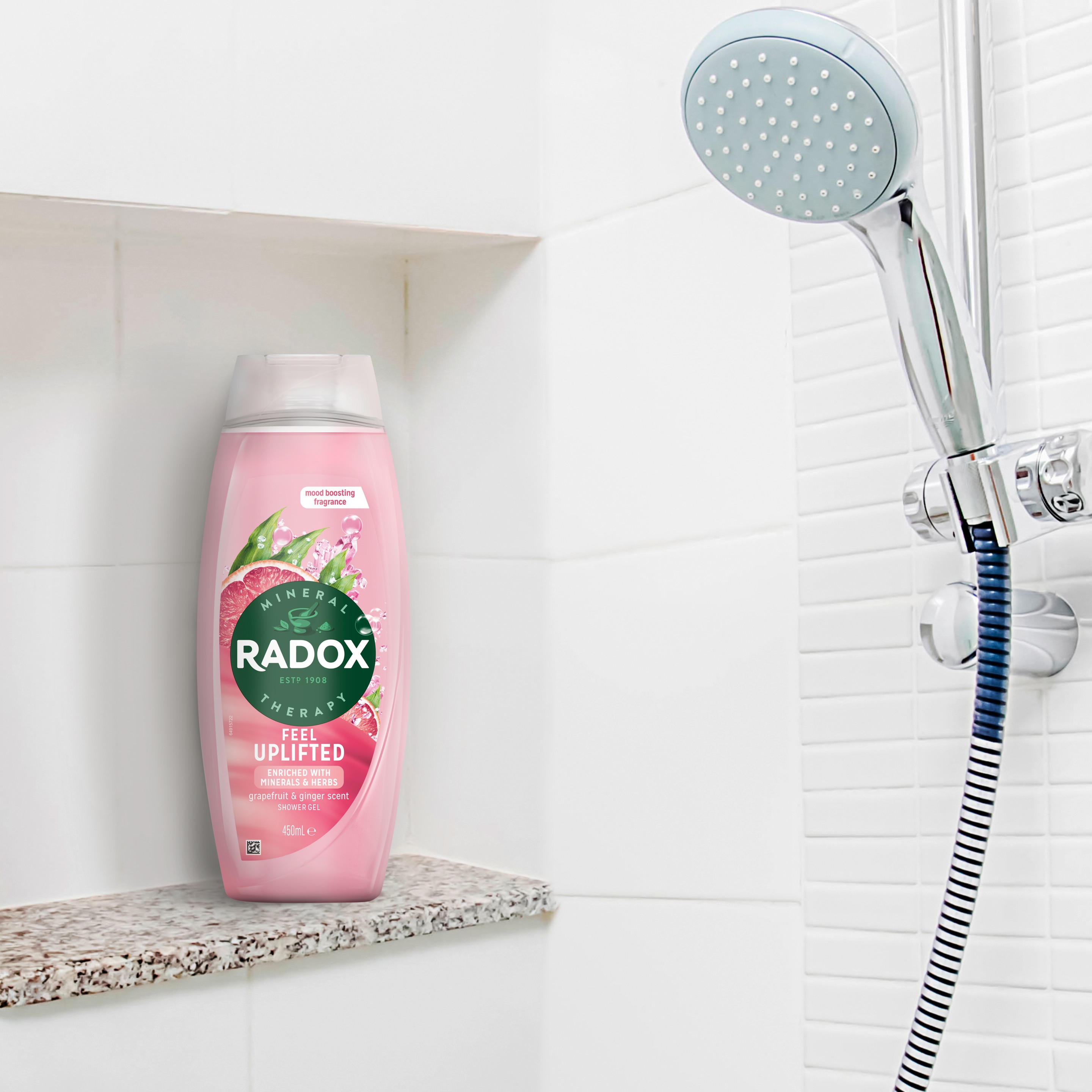 Radox Feel Uplifted Shower Gel 225ml with Grapefruit & Ginger