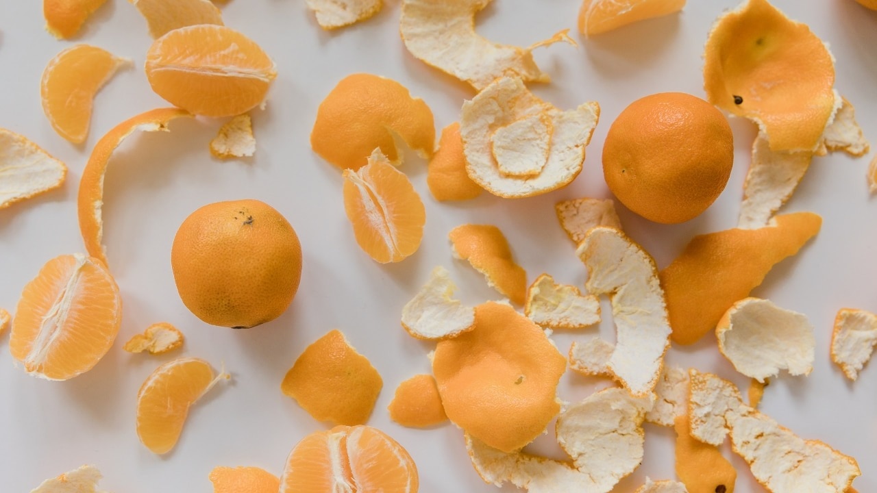  Orange peel and masoor dal pack for facial hair removal