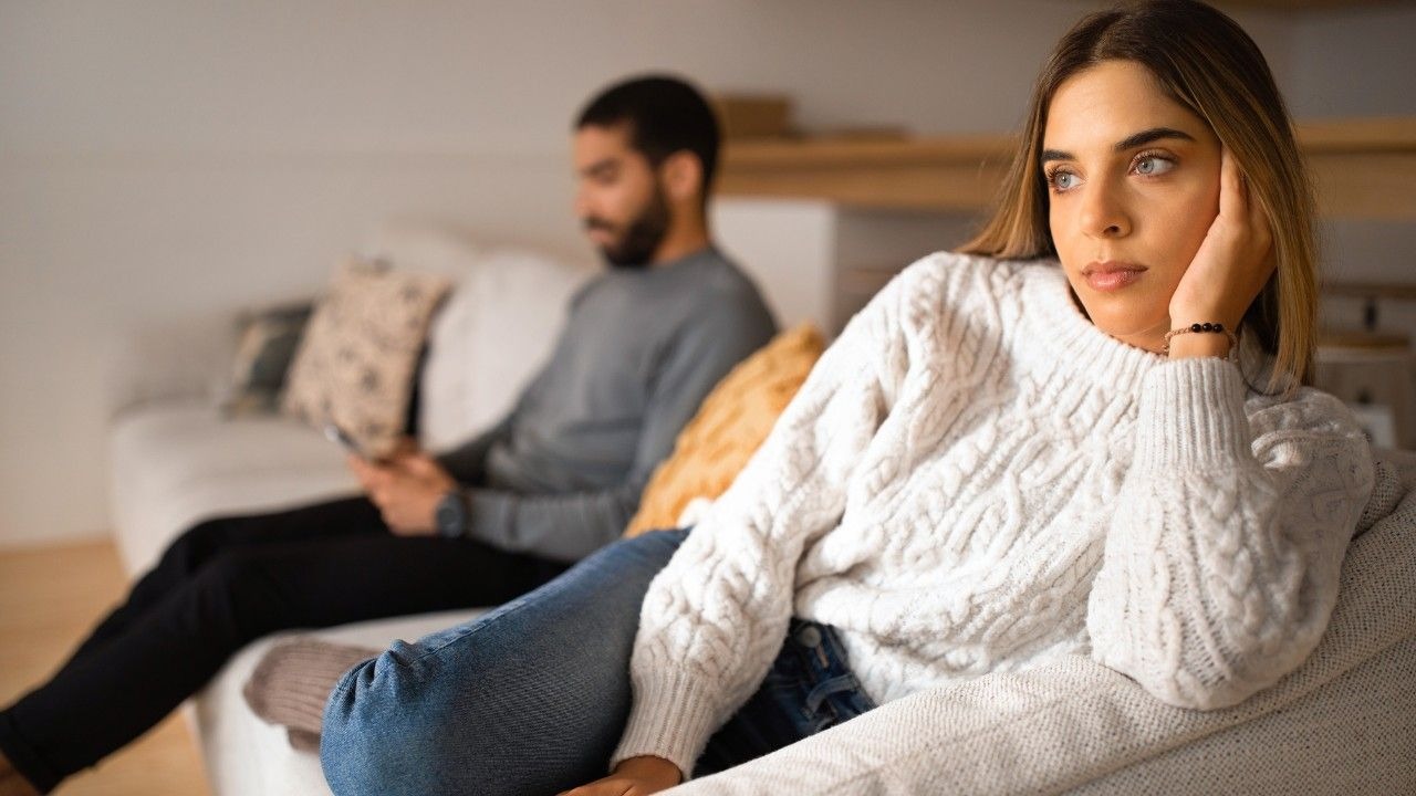 When you try to connect, he ignores your attempts or pulls away