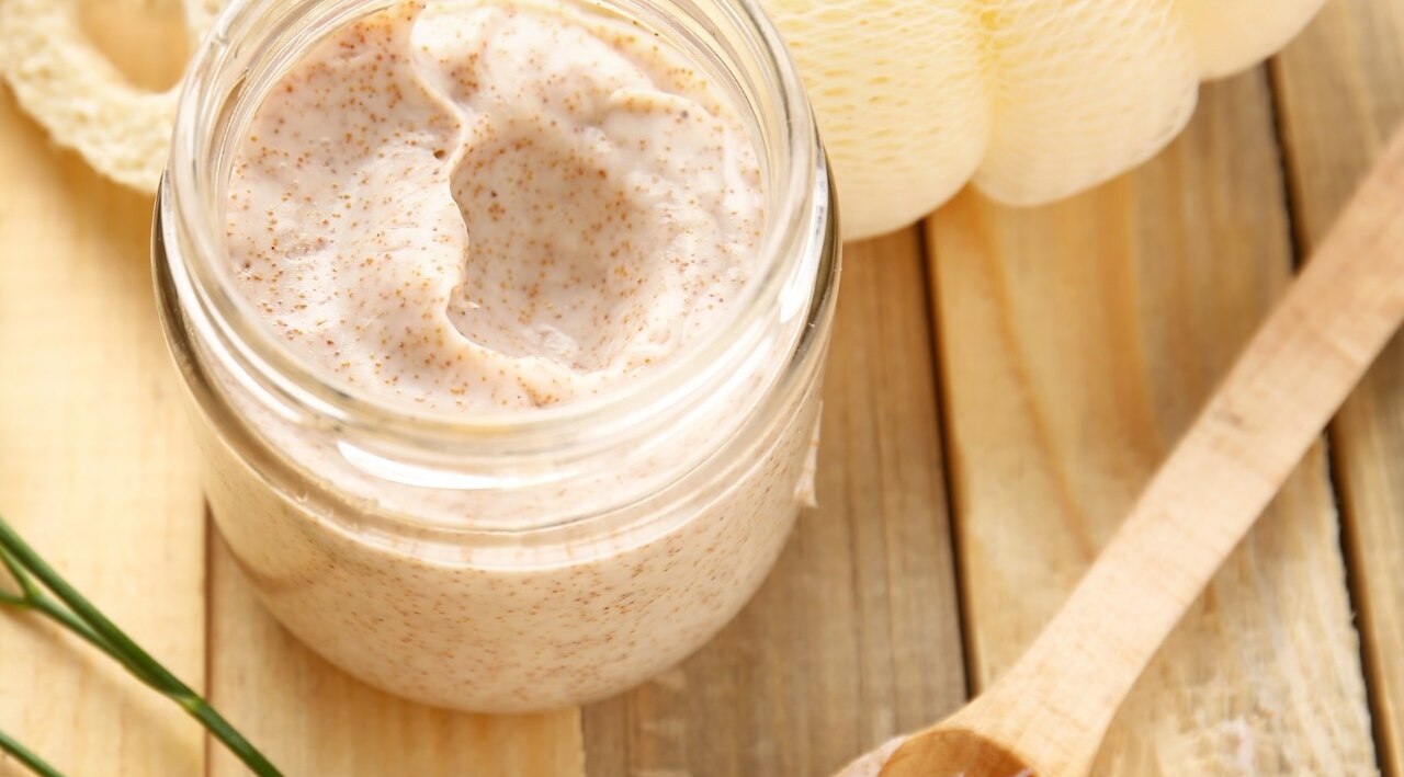 Milk and sugar foot scrub
