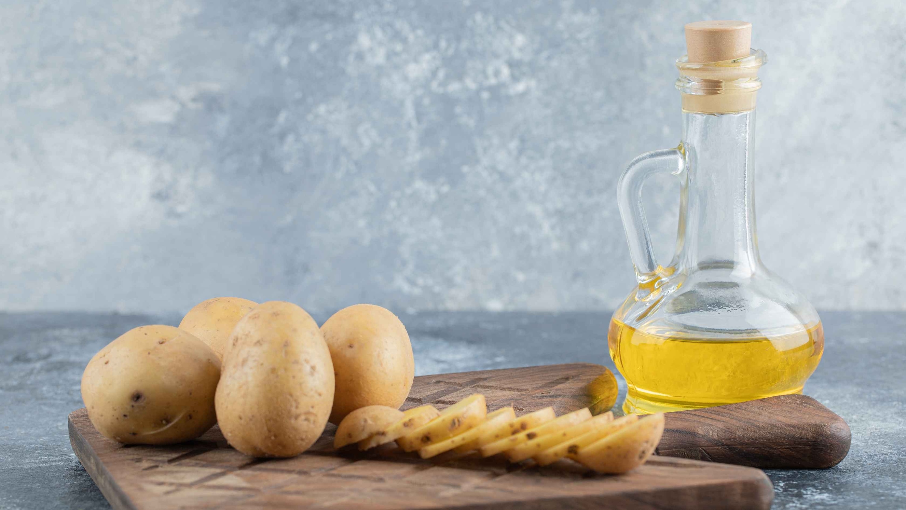 Potato juice and olive oil