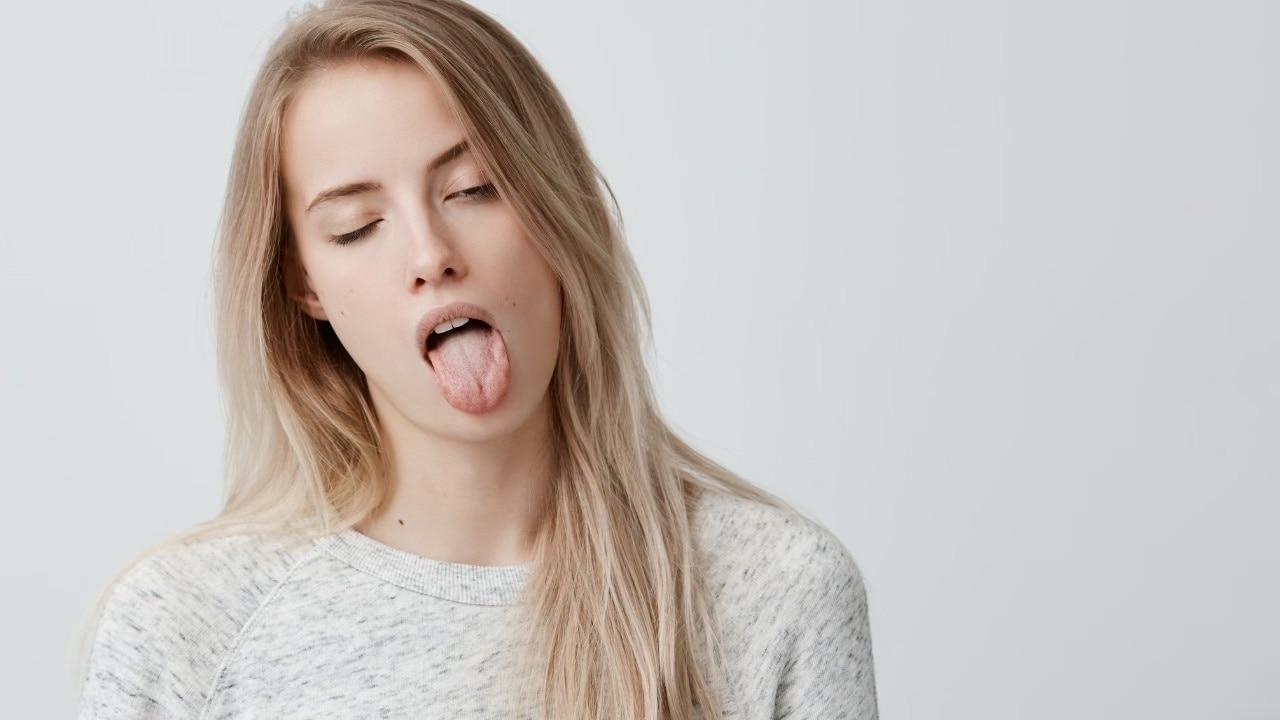 Stick out your tongue