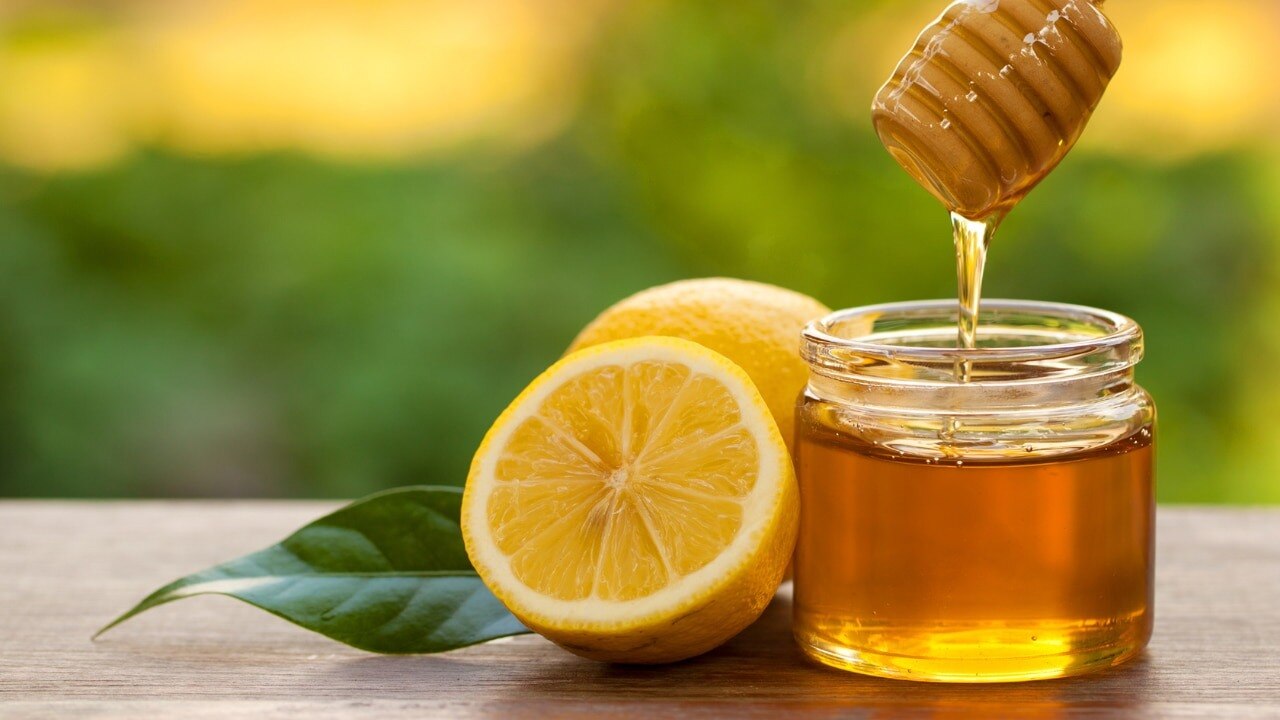 Combination skin—multani mitti + honey + lemon