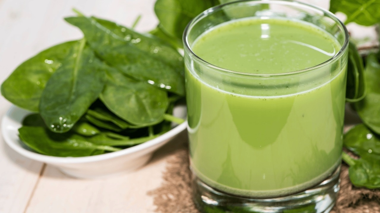 5. Spinach juice