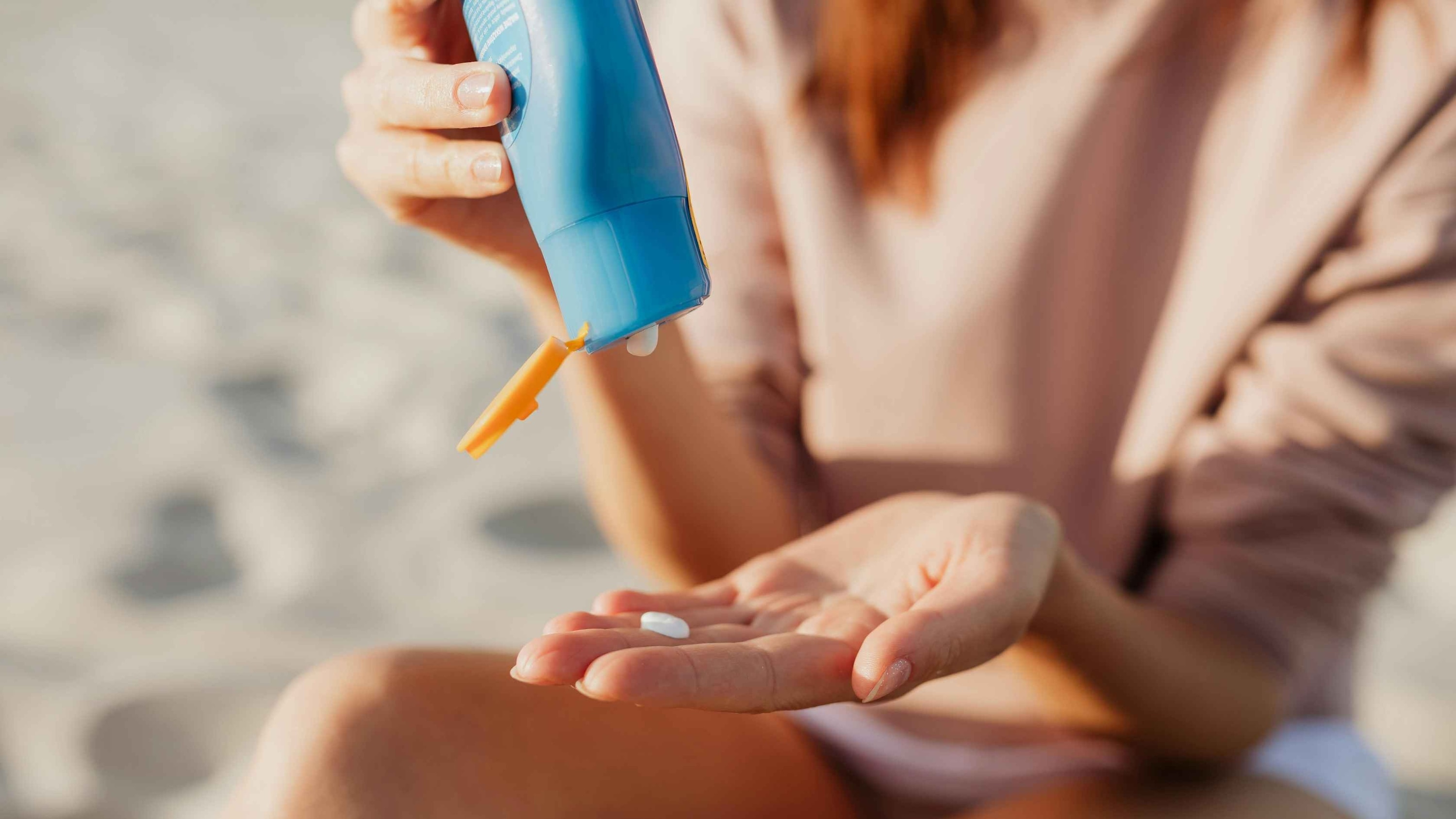 Using a Heavy Sunscreen