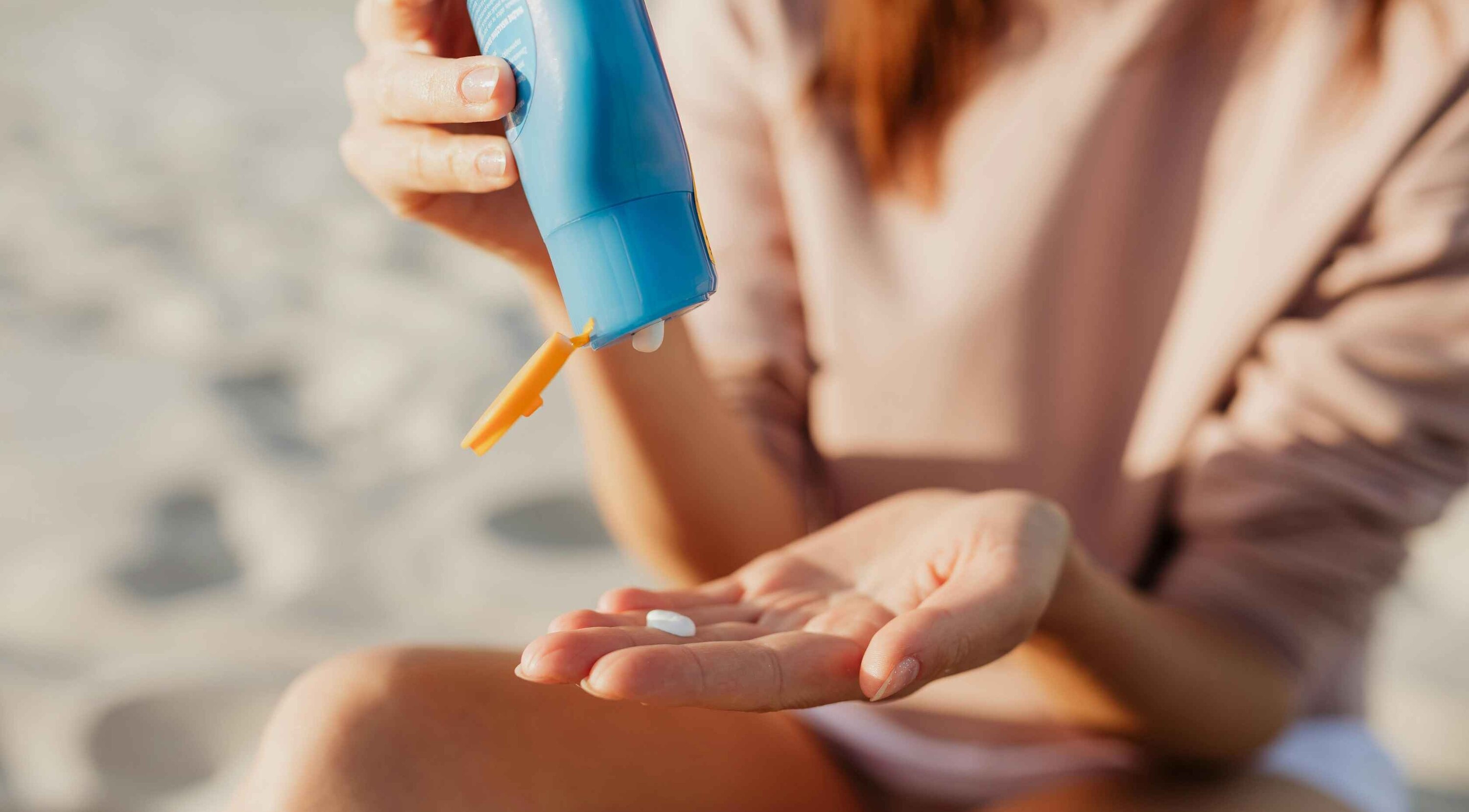 Using a Heavy Sunscreen