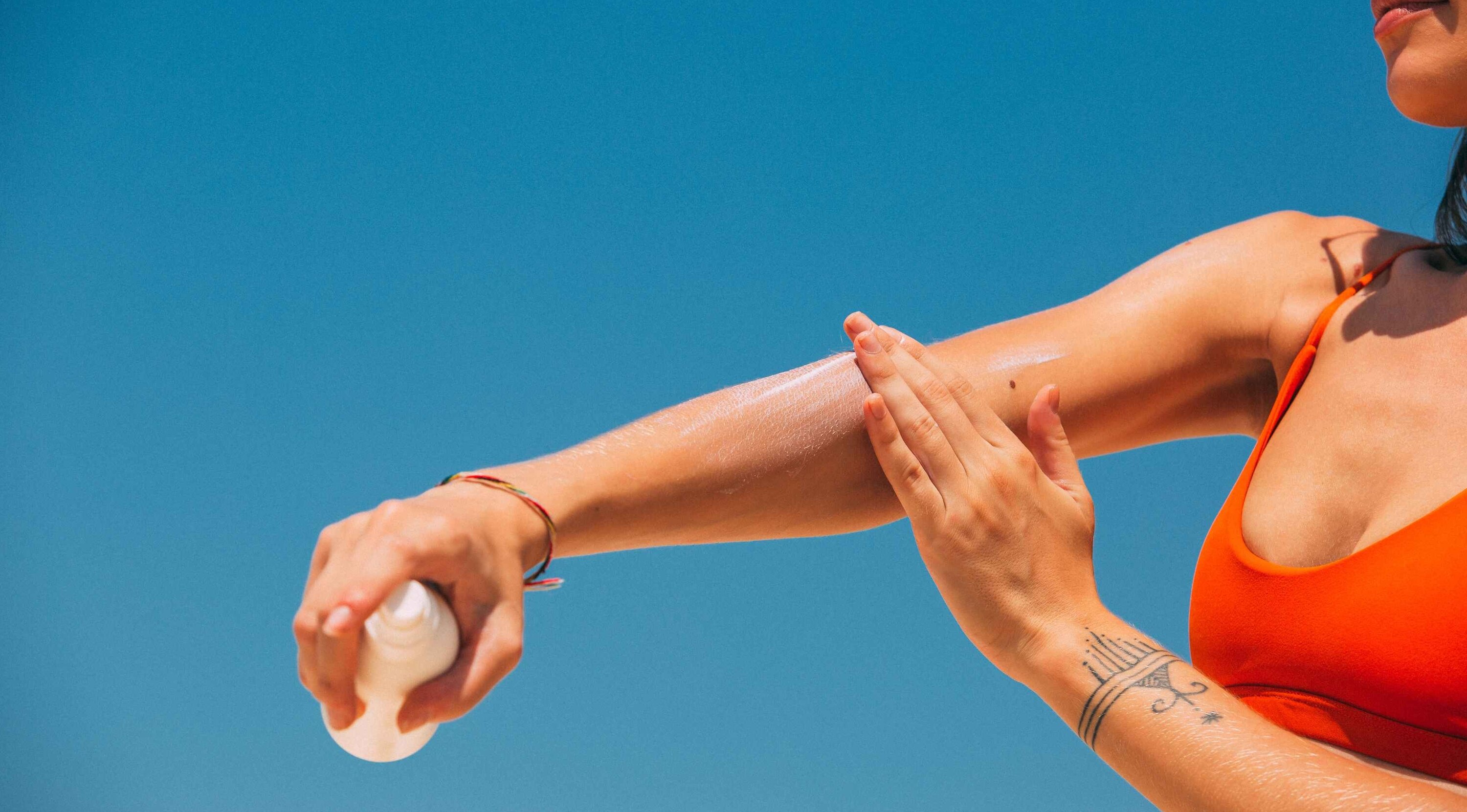 Apply waterproof sunscreen Before Swimming