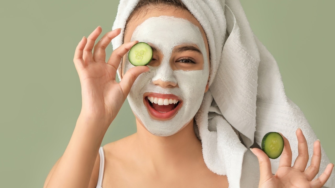 Neem and cucumber face pack