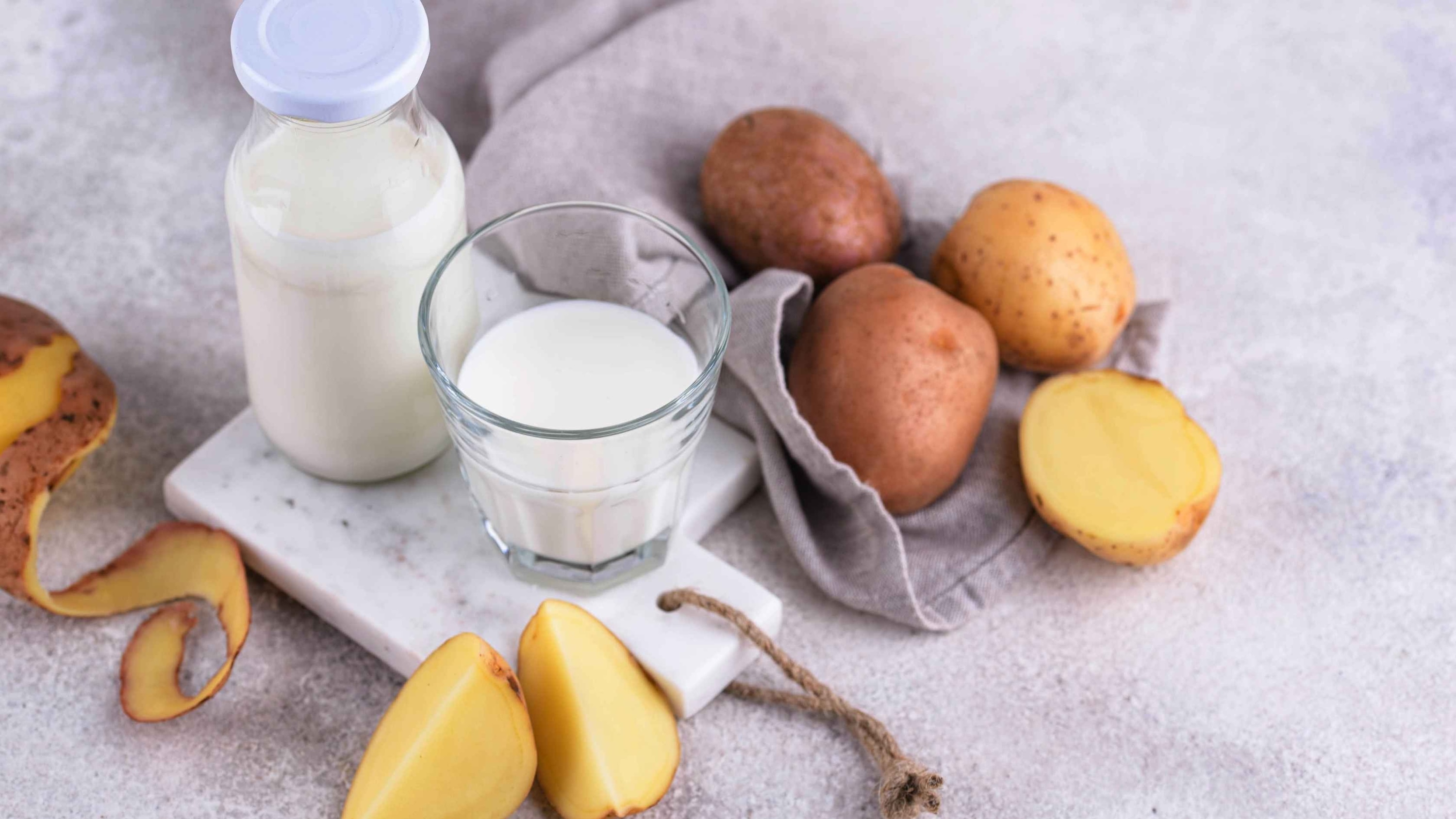 Potato juice and milk