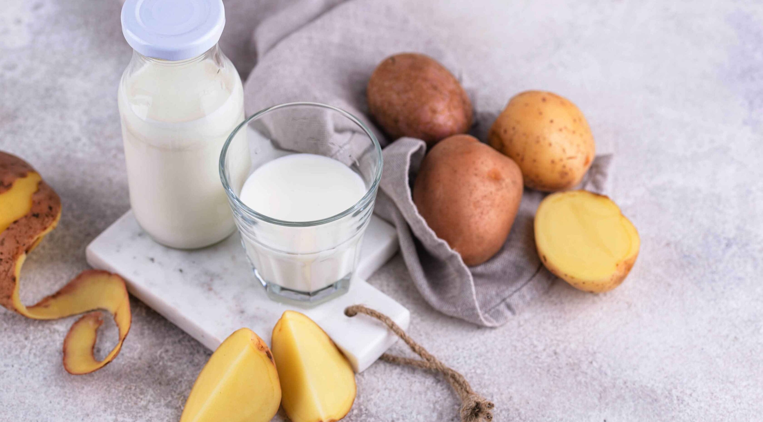 Potato juice and milk