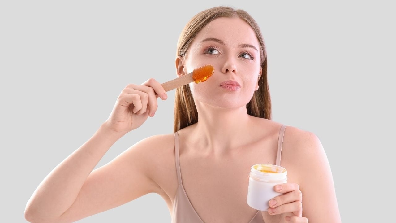- Removing facial hair