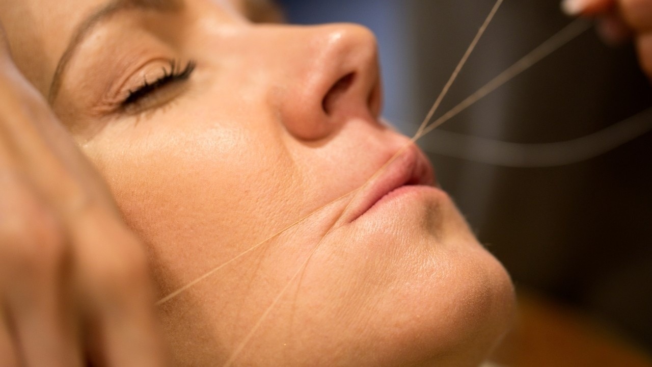 On Threading The Upper Lip